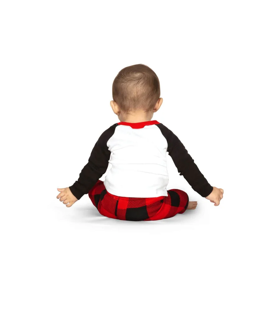 Baby Boy's Team Santa Crew Neck Pajama Set