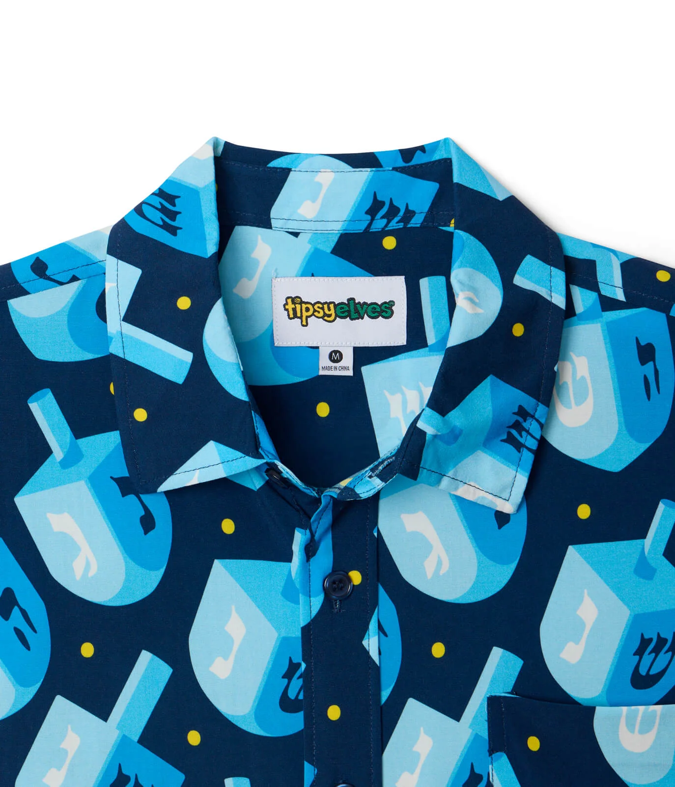 Men's Dreidel Delight Button Down Shirt