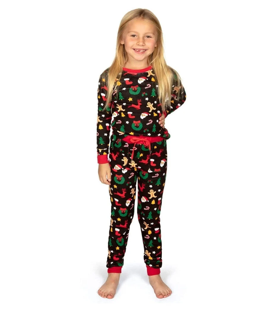 Girl's Cookie Cutter Crew Neck Pajama Set