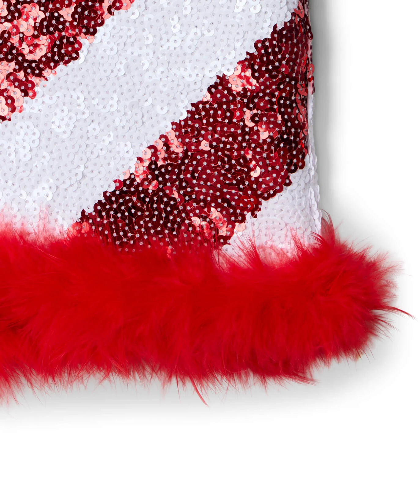 Candy Cane Sequin Skirt