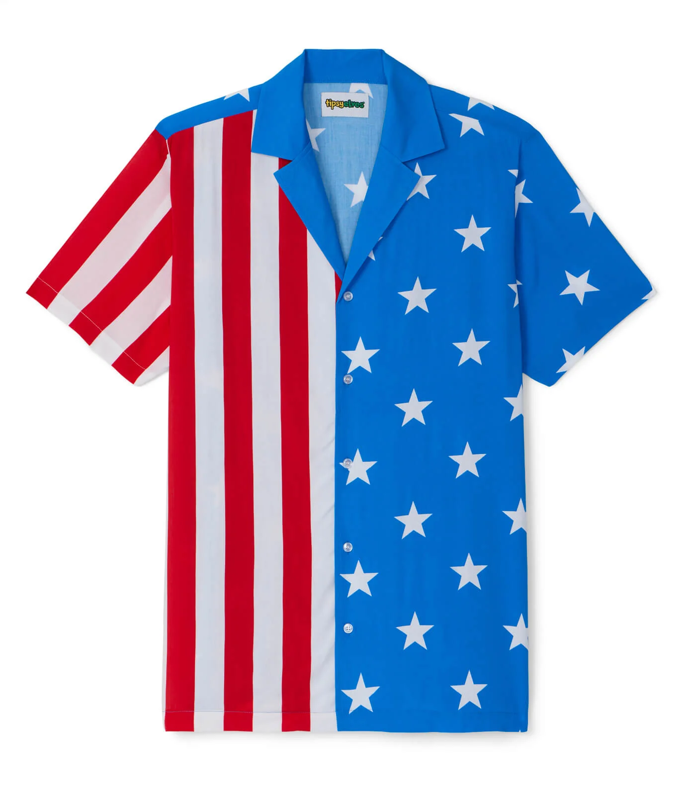 Men's Vertical Flag Cabana Shirt