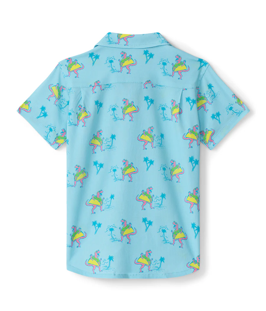 Toddler Boy's Tacosaurus Hawaiian Shirt