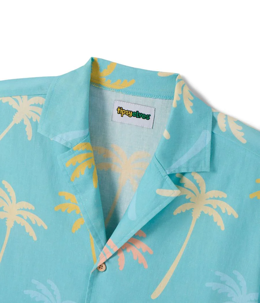 Men's Counting Palms Linen Cabana Shirt