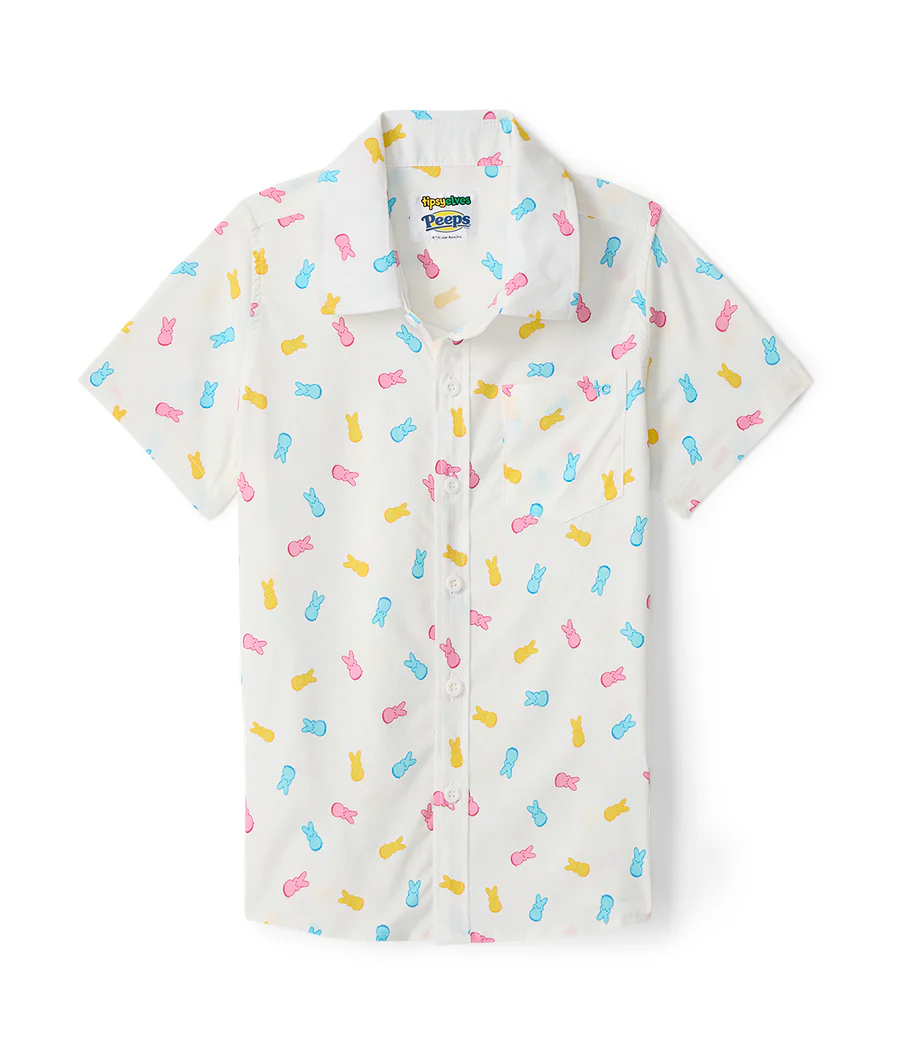 Boy's PEEPS® Party Peeple Button Down Shirt
