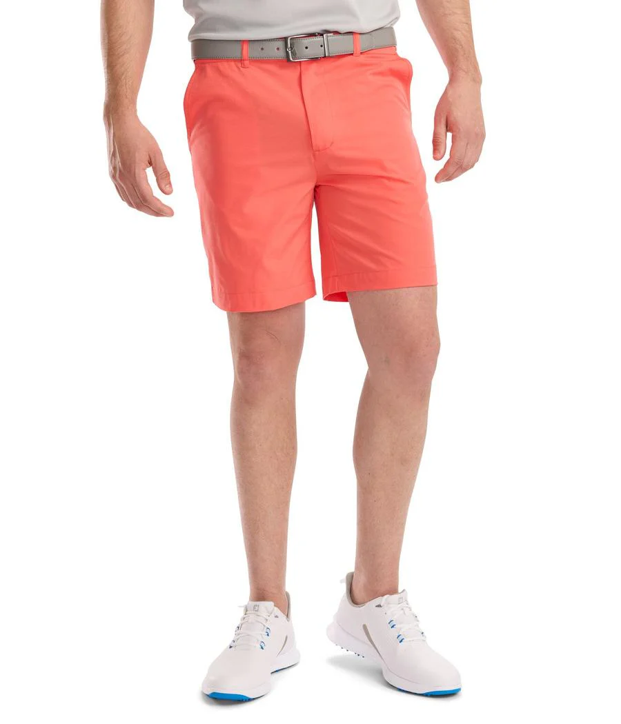 Men's Red-Orange Golf Shorts