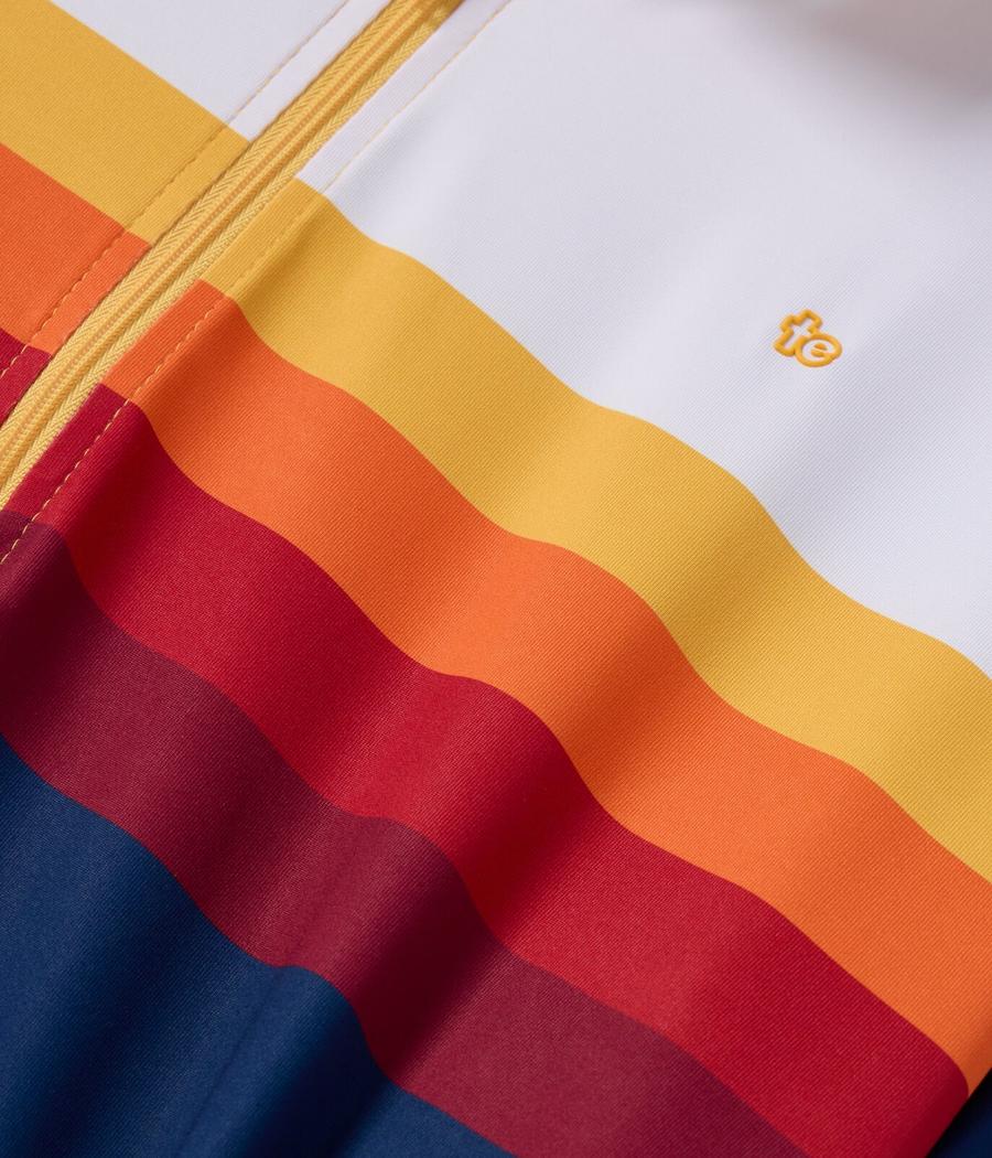 Men's Slice of Sunset Golf Quarter Zip Pullover