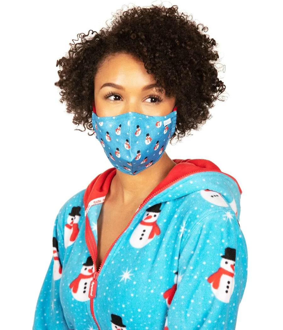 Snowman is an Island Face Mask