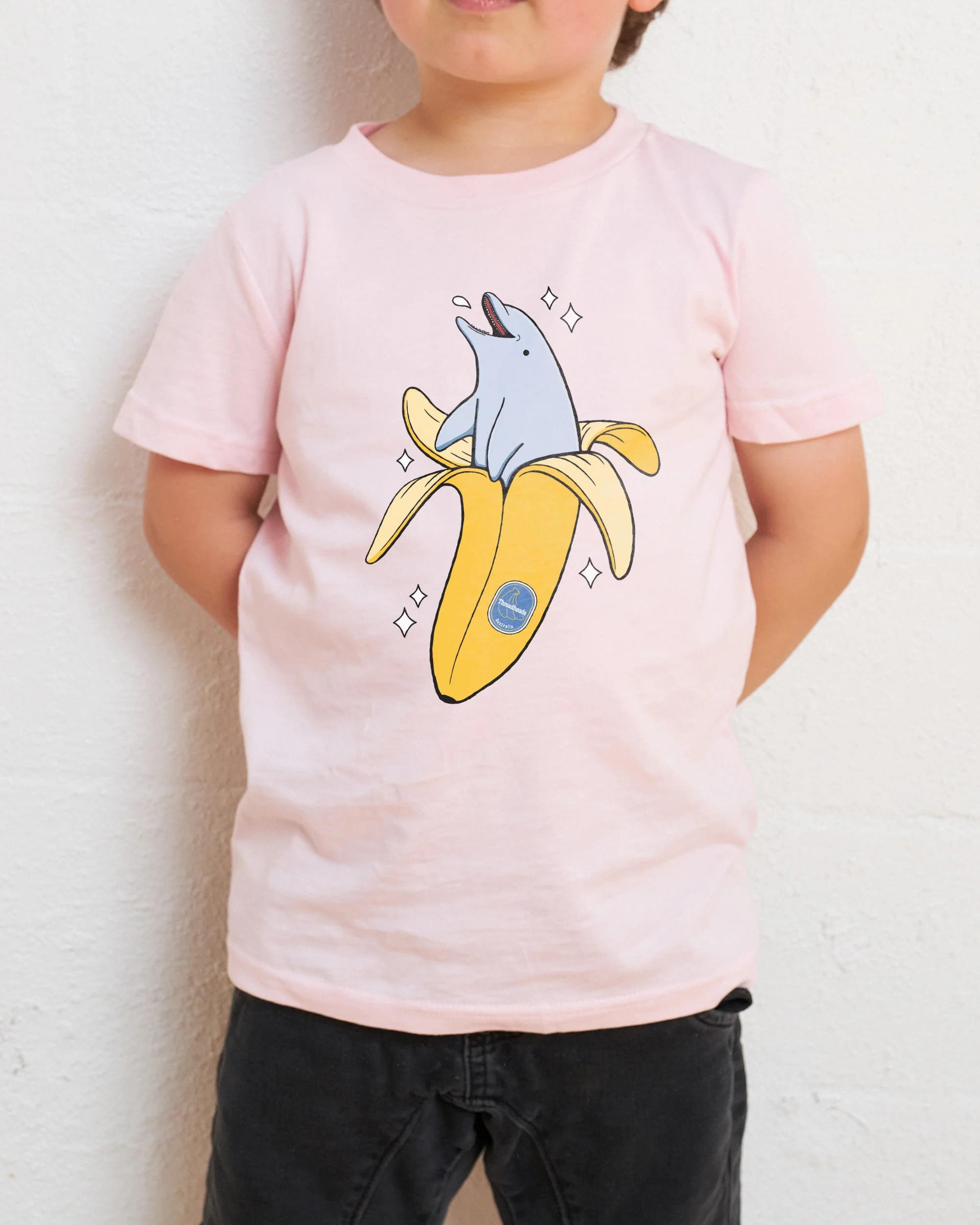 Banana Dolphin Kids T-Shirt