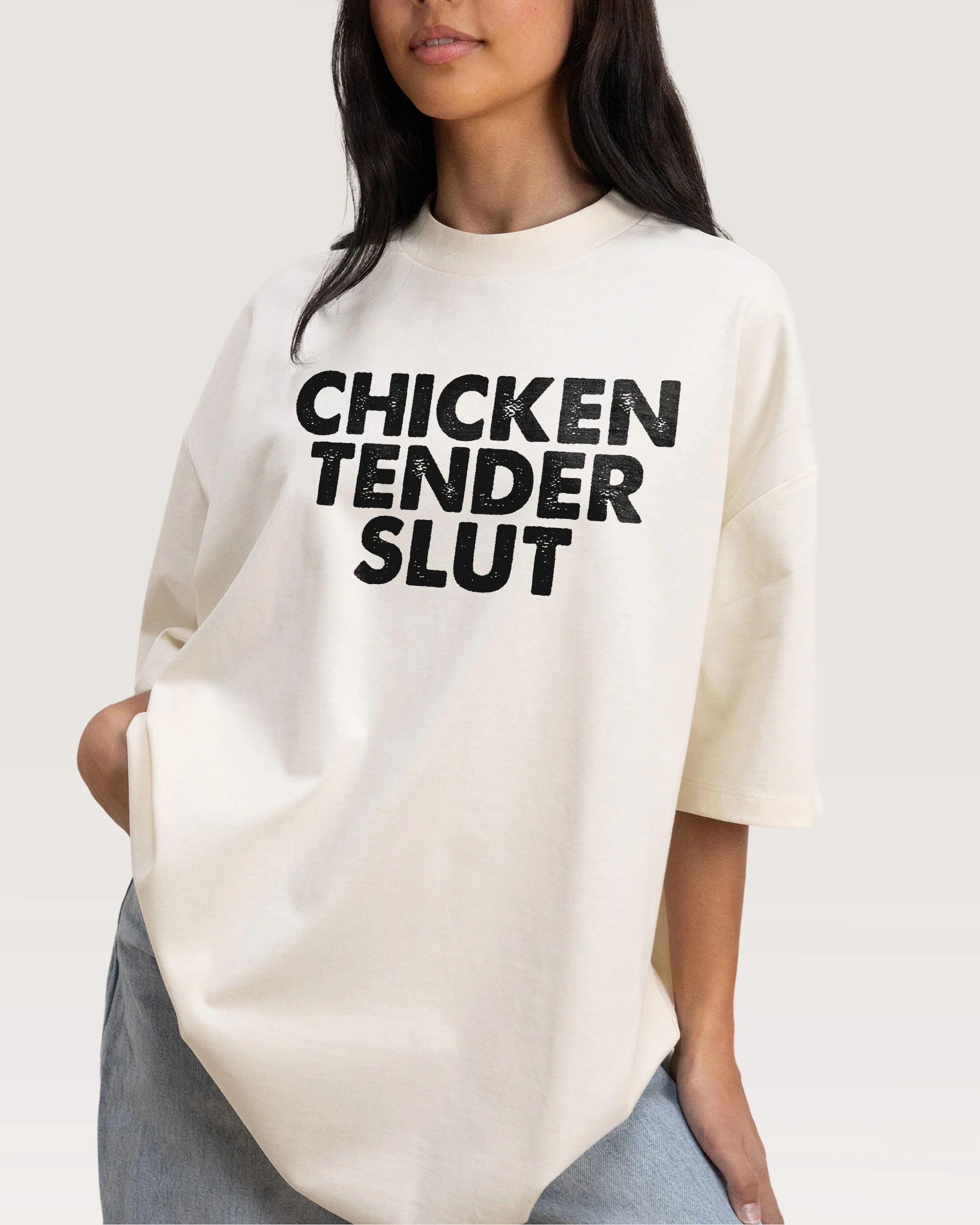 Chicken Tender Slut Oversized Tee