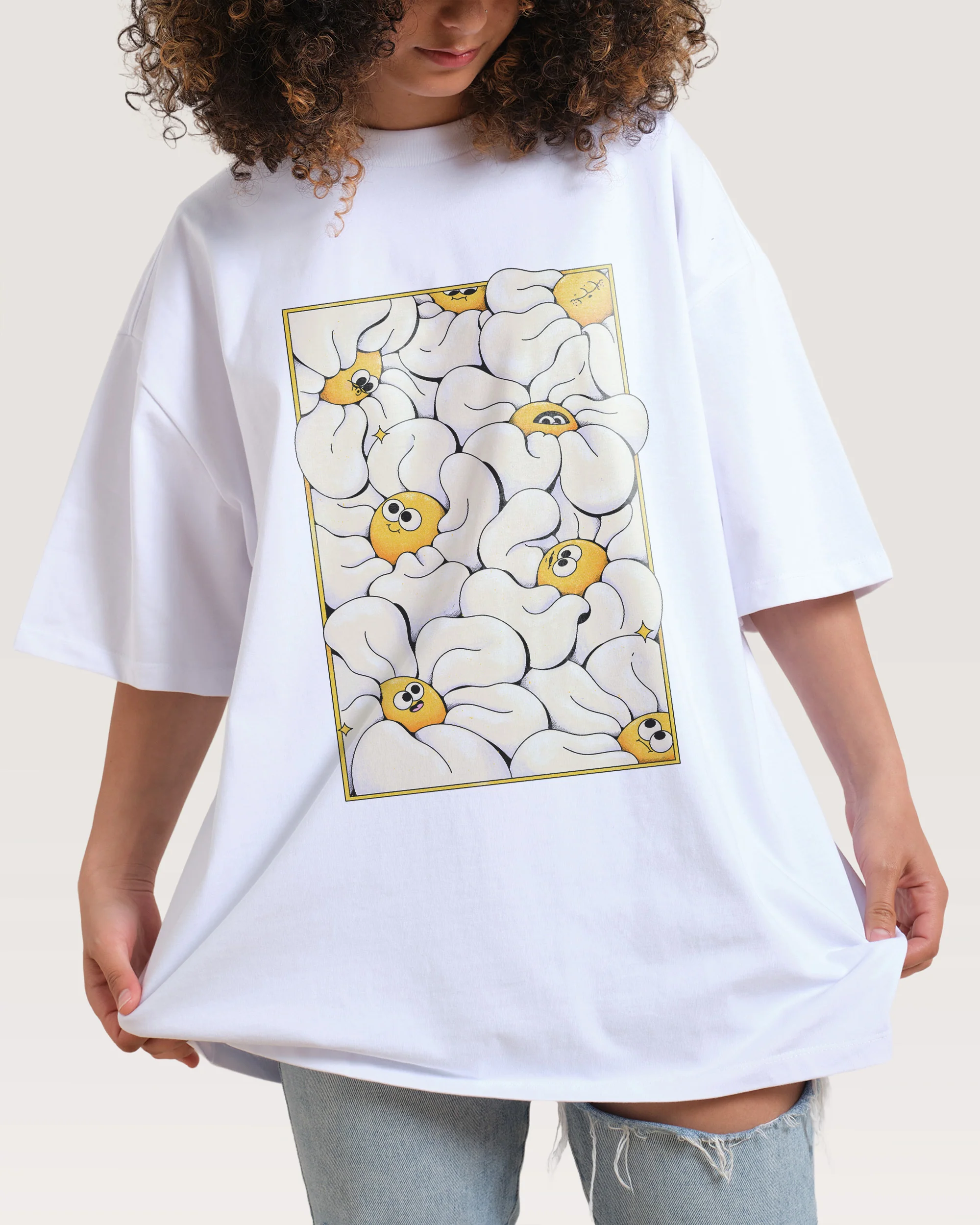 Among the Daisies Oversized Tee