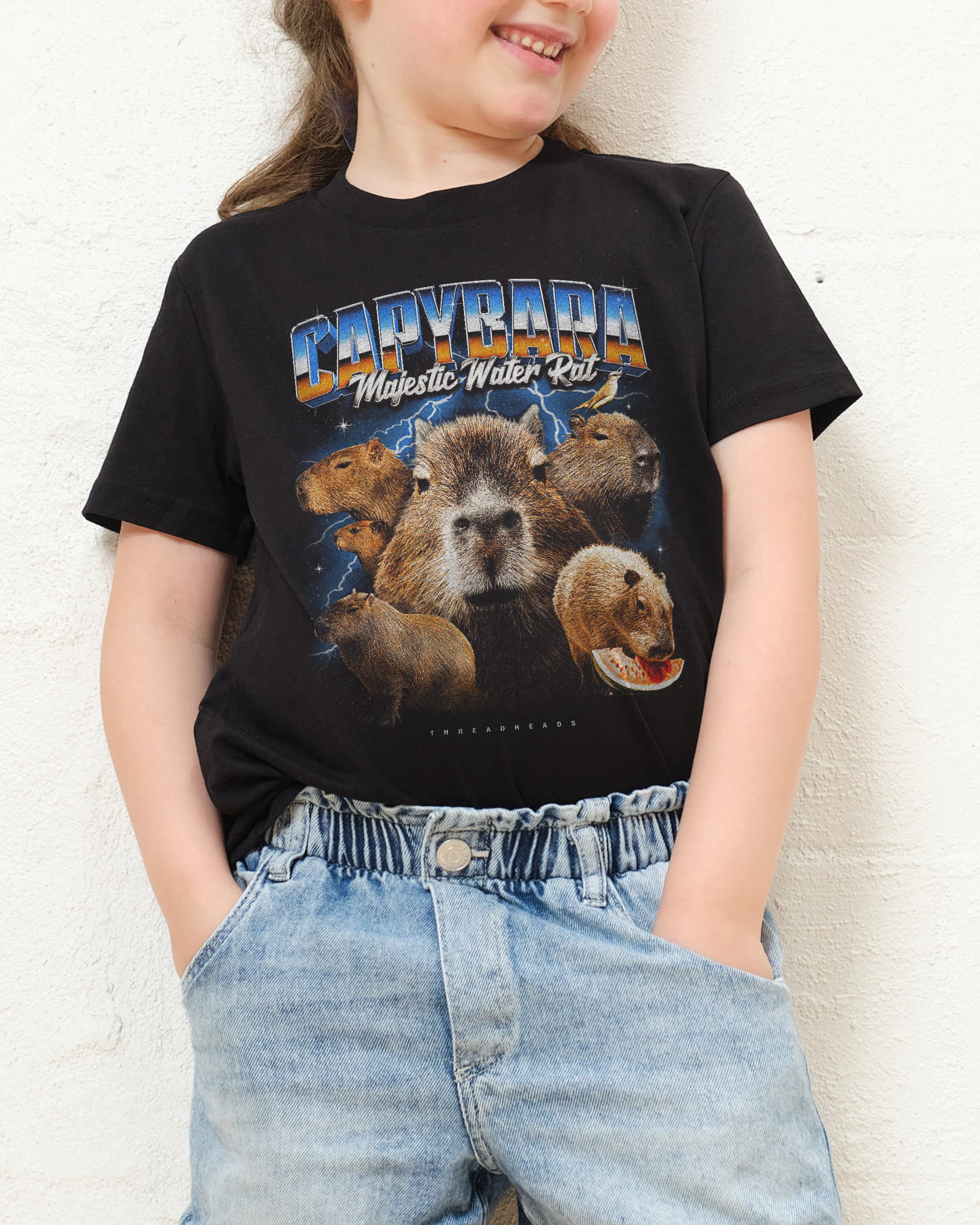 Capybara Water Rat Kids T-Shirt