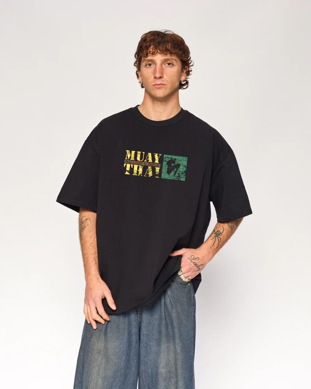 Tiger Knee Oversized Tee