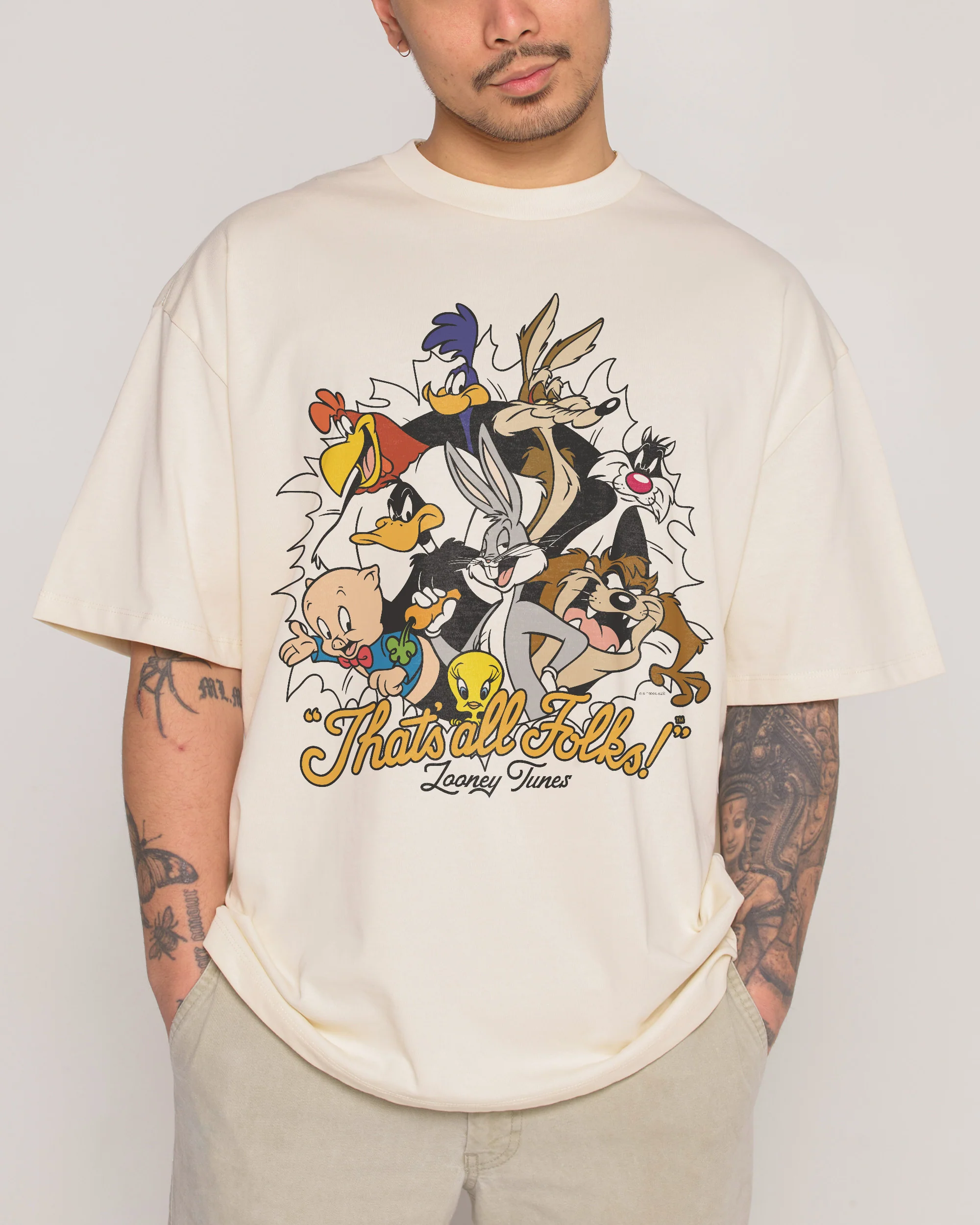 Looney Tunes The Folks Oversized Tee
