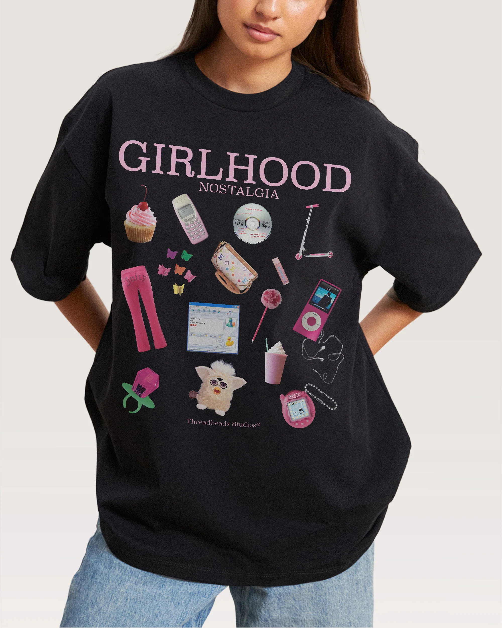 Girlhood Nostalgia Oversized Tee