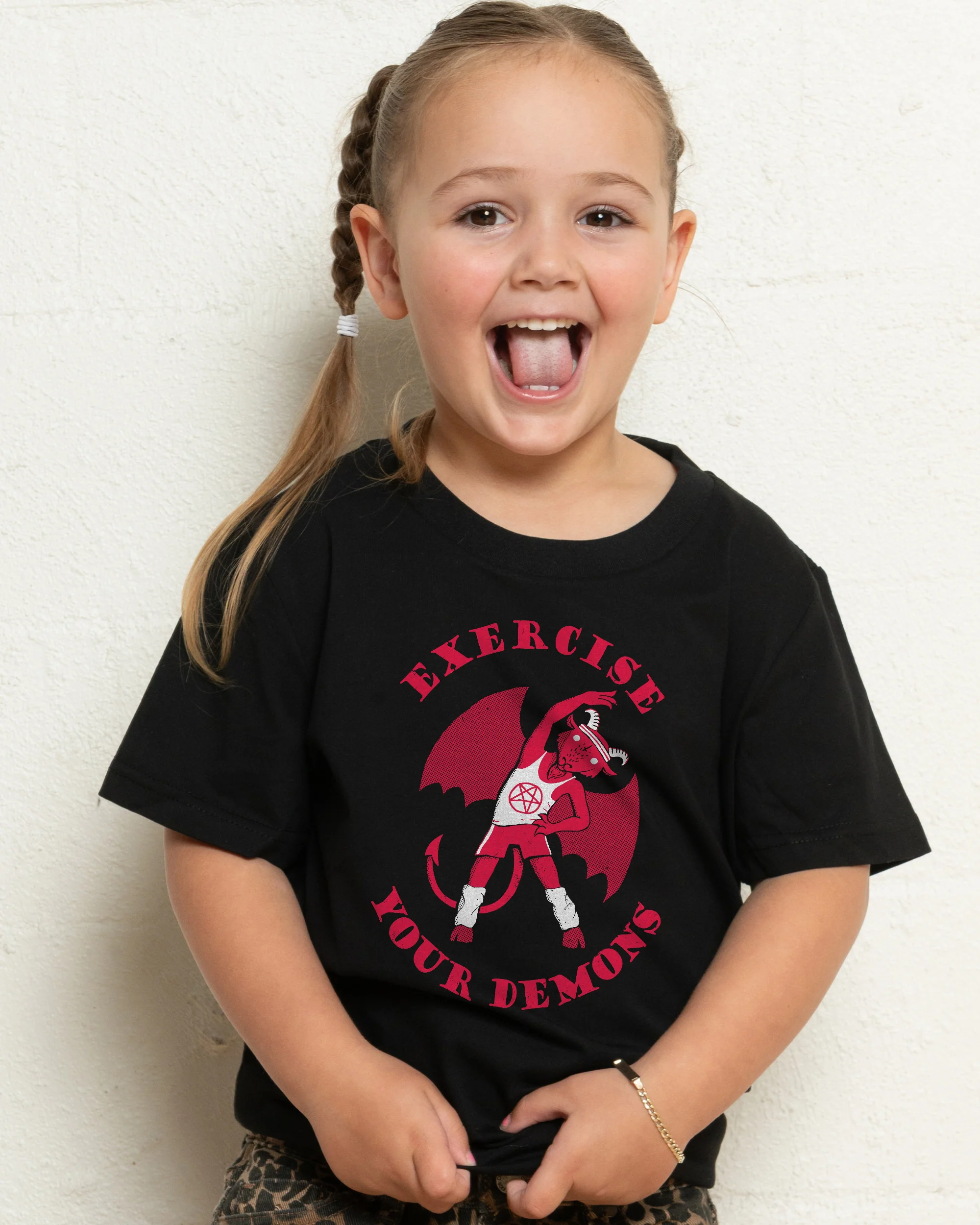 Exercise Your Demons Kids T-Shirt