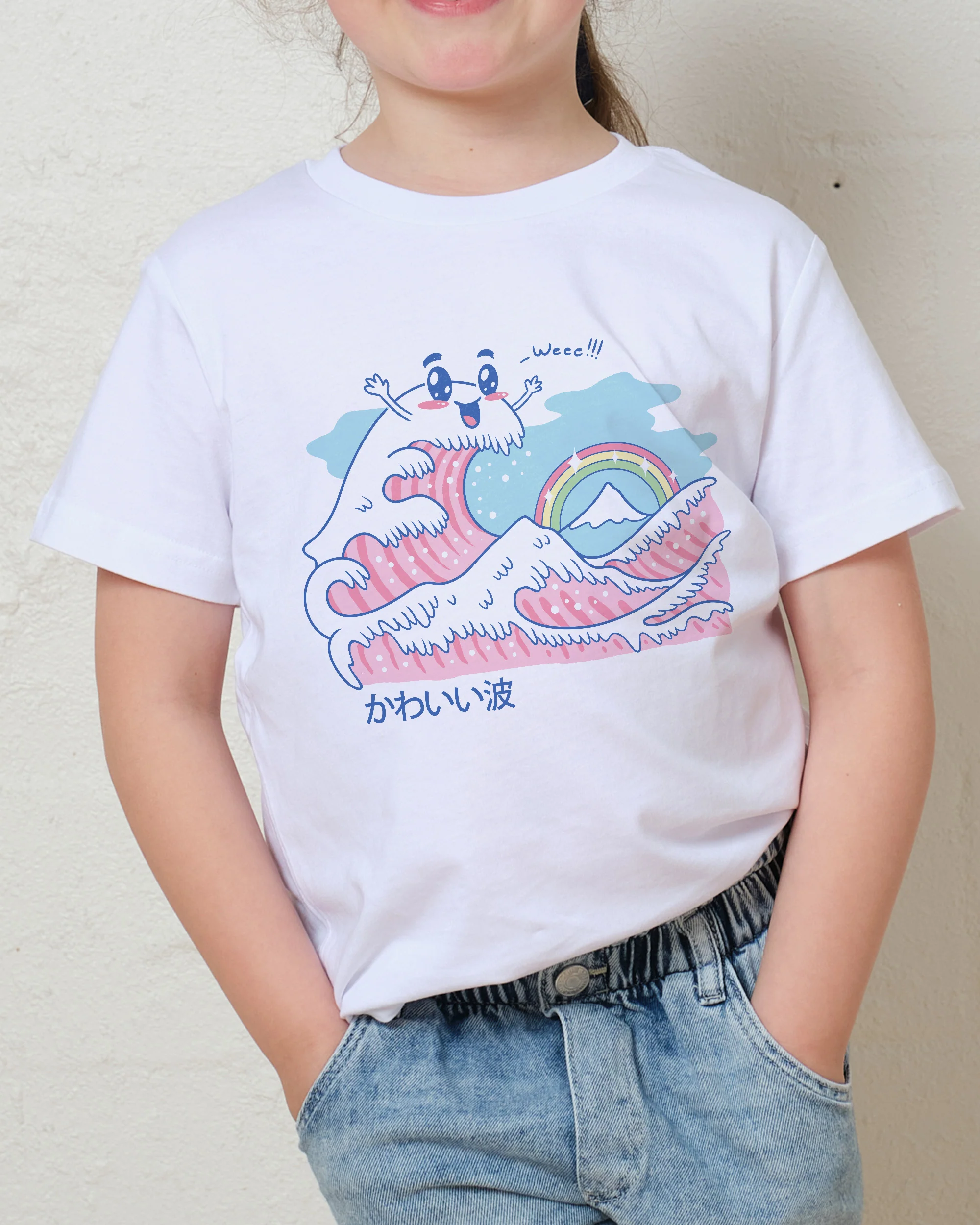 The Great Kawaii Wave Kids T-Shirt