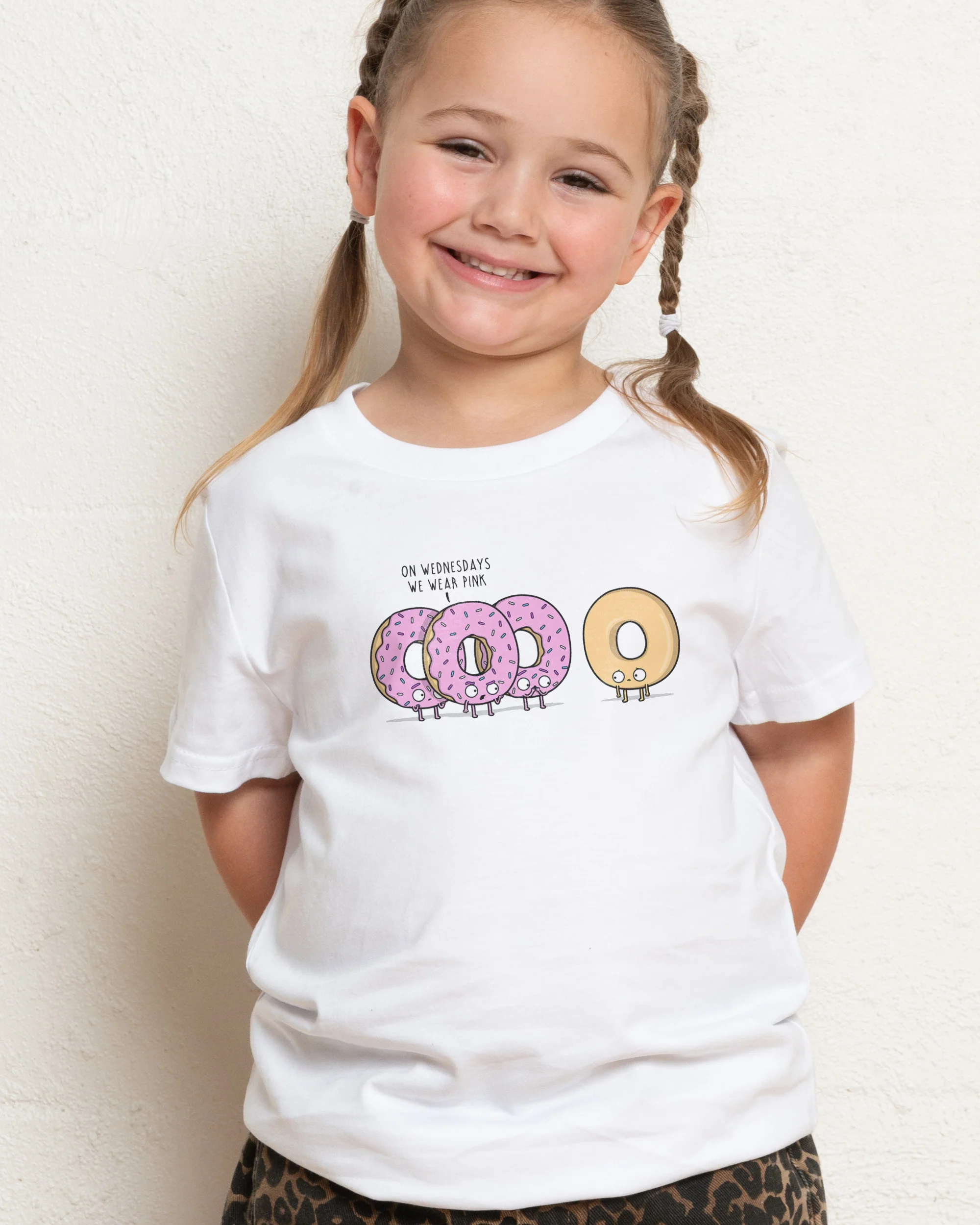 Pink Wednesday Kids T-Shirt