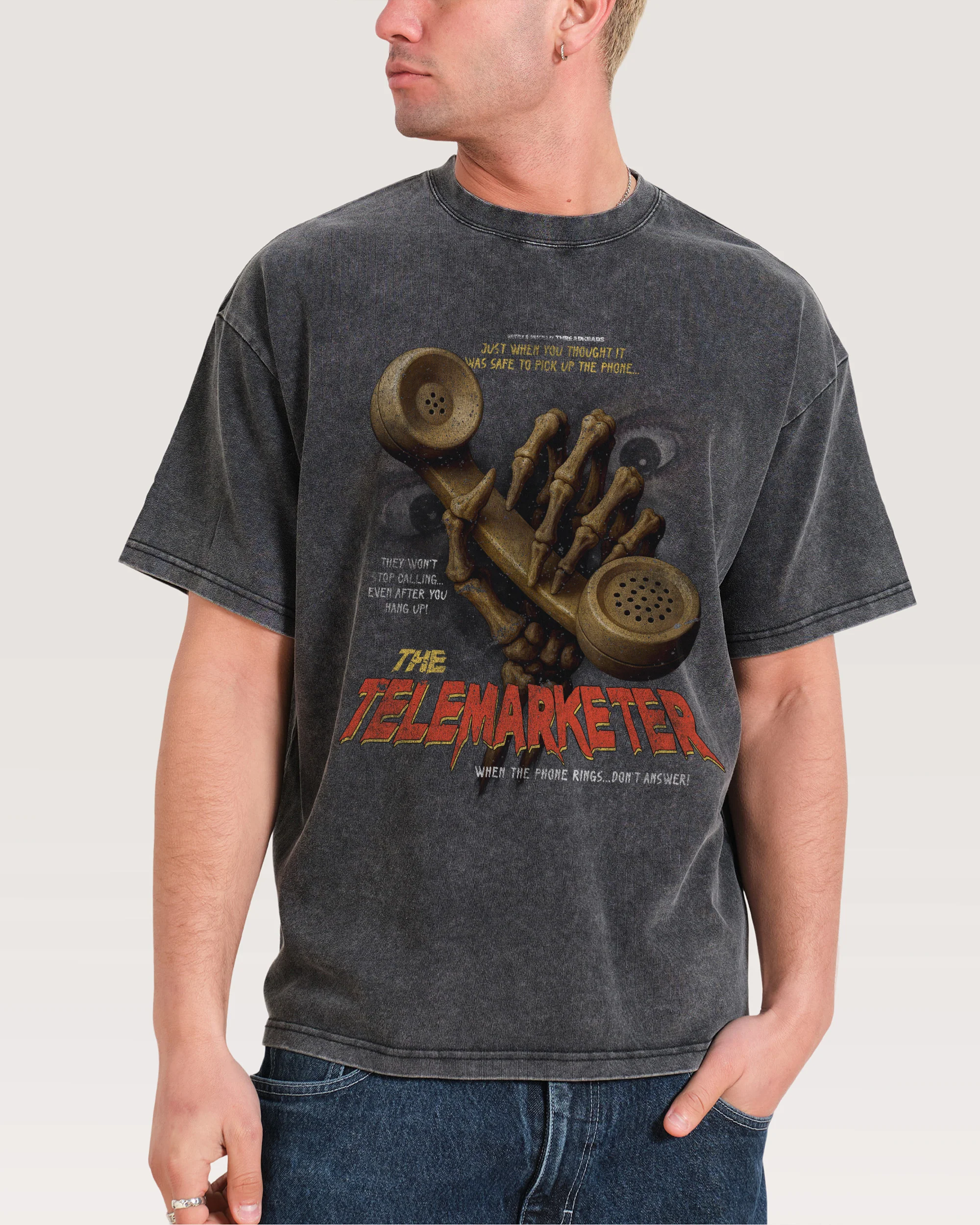 The Telemarketer Wash Tee