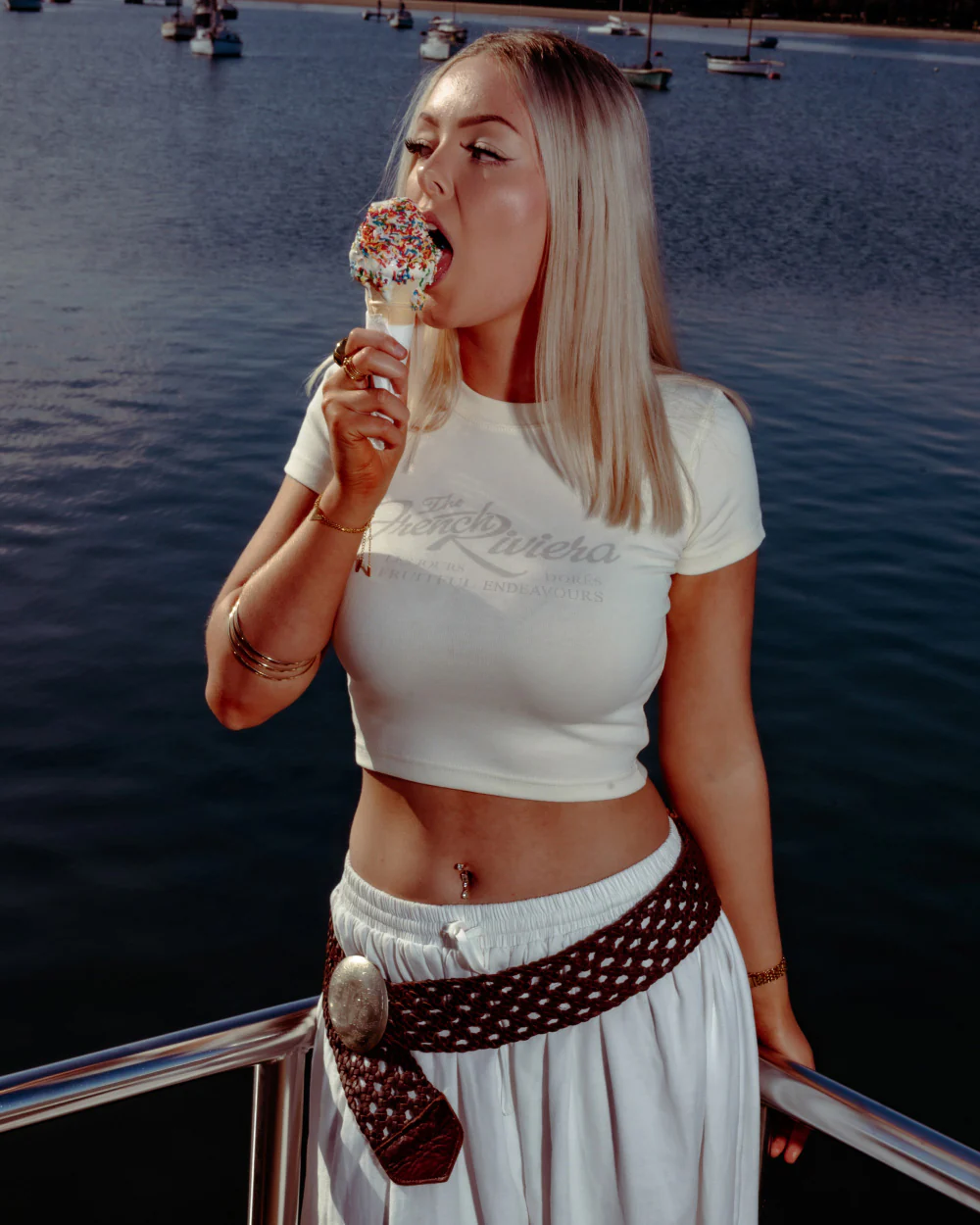 French Riviera Baby Tee