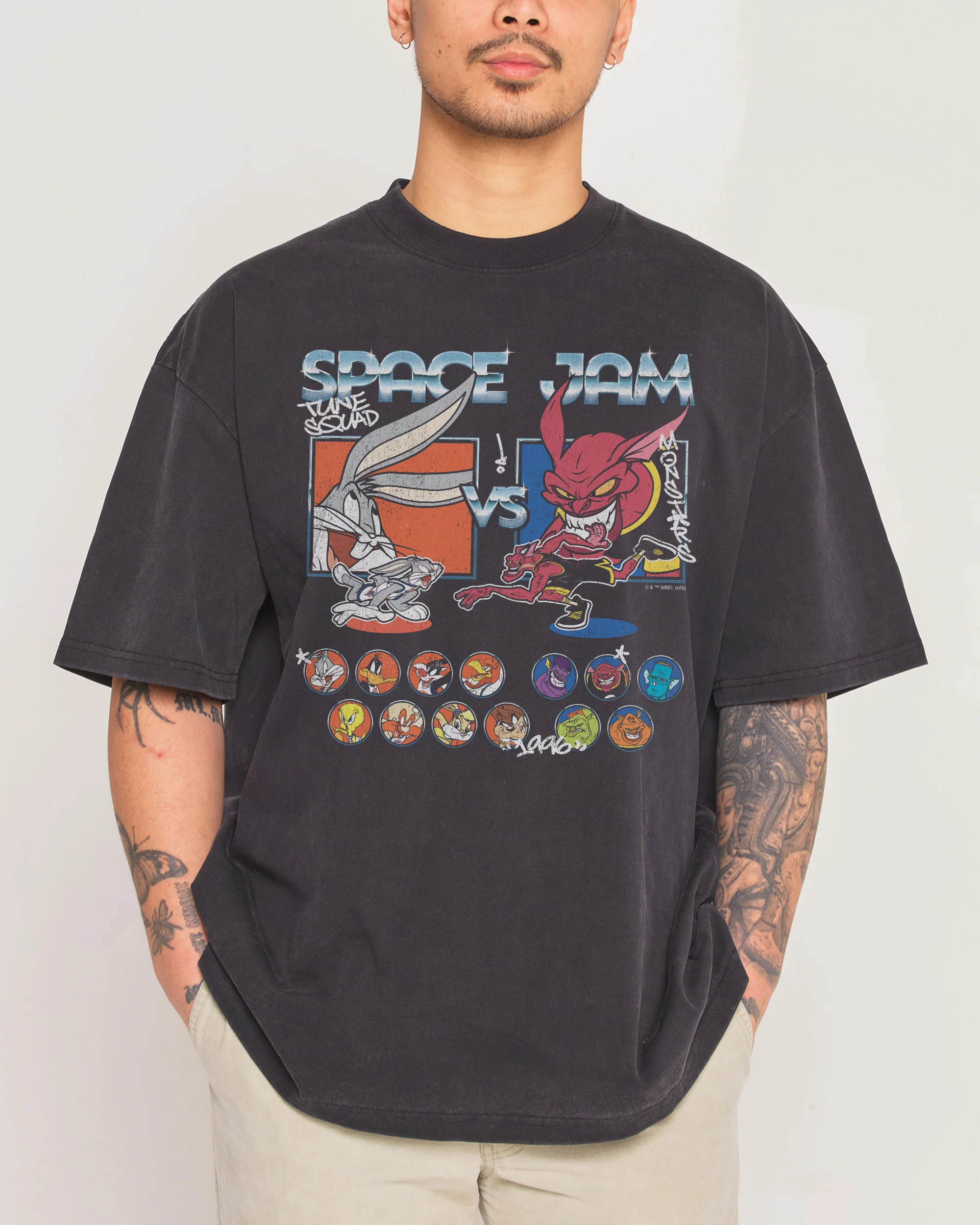 Tune Squad v Monsters Wash Tee