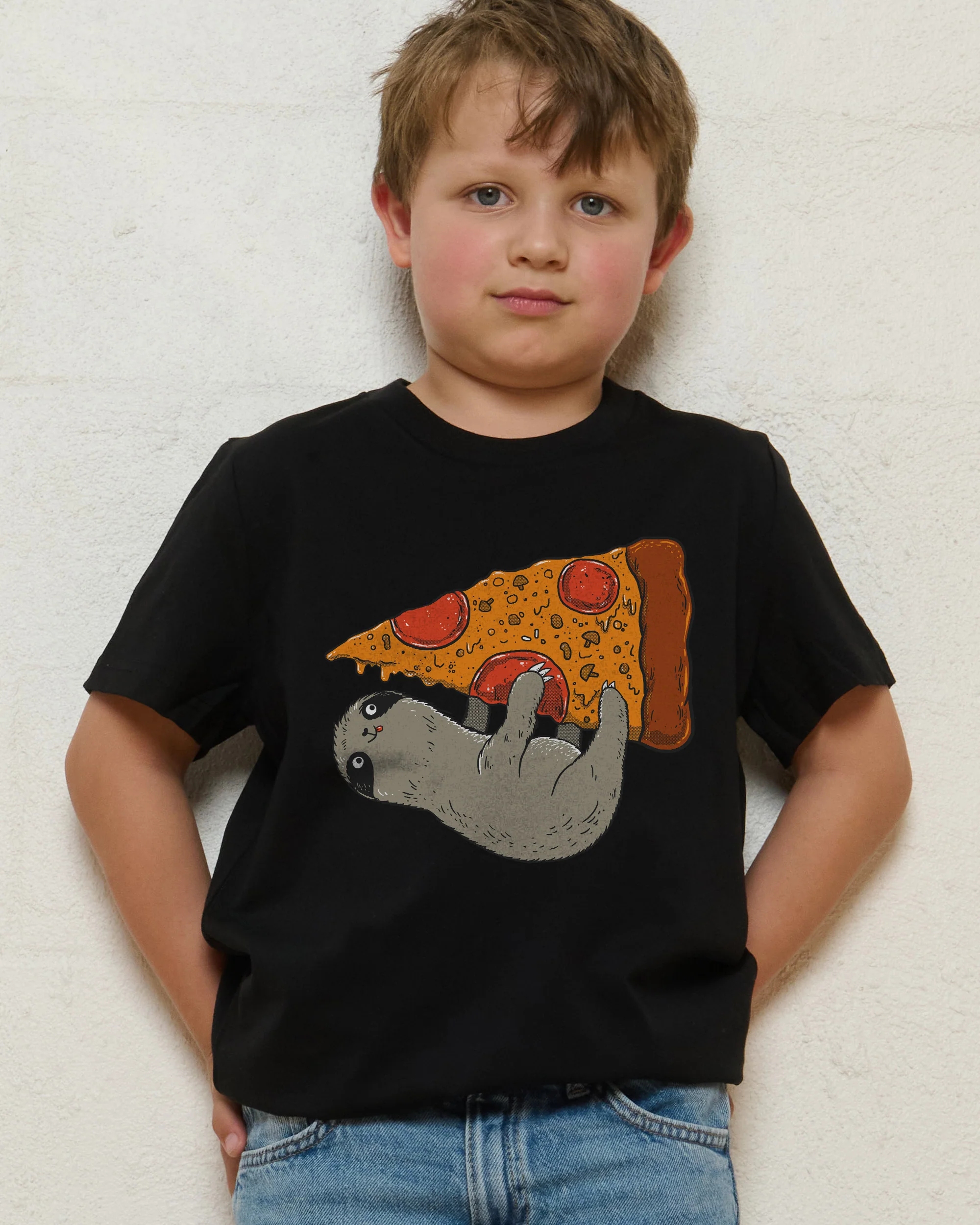 Pizza Sloth Kids T-Shirt