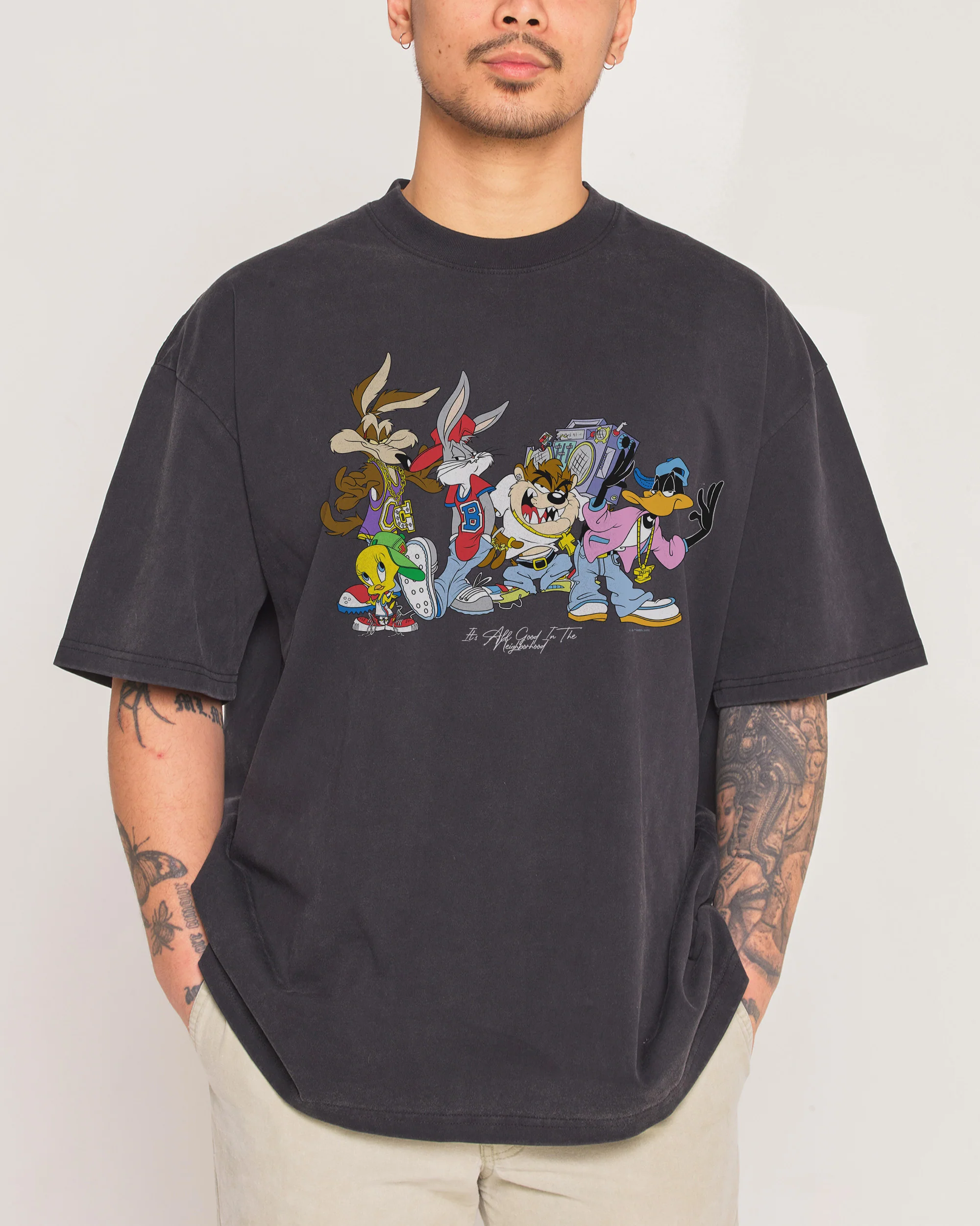 It’s All Good in the Neighborhood Wash Tee