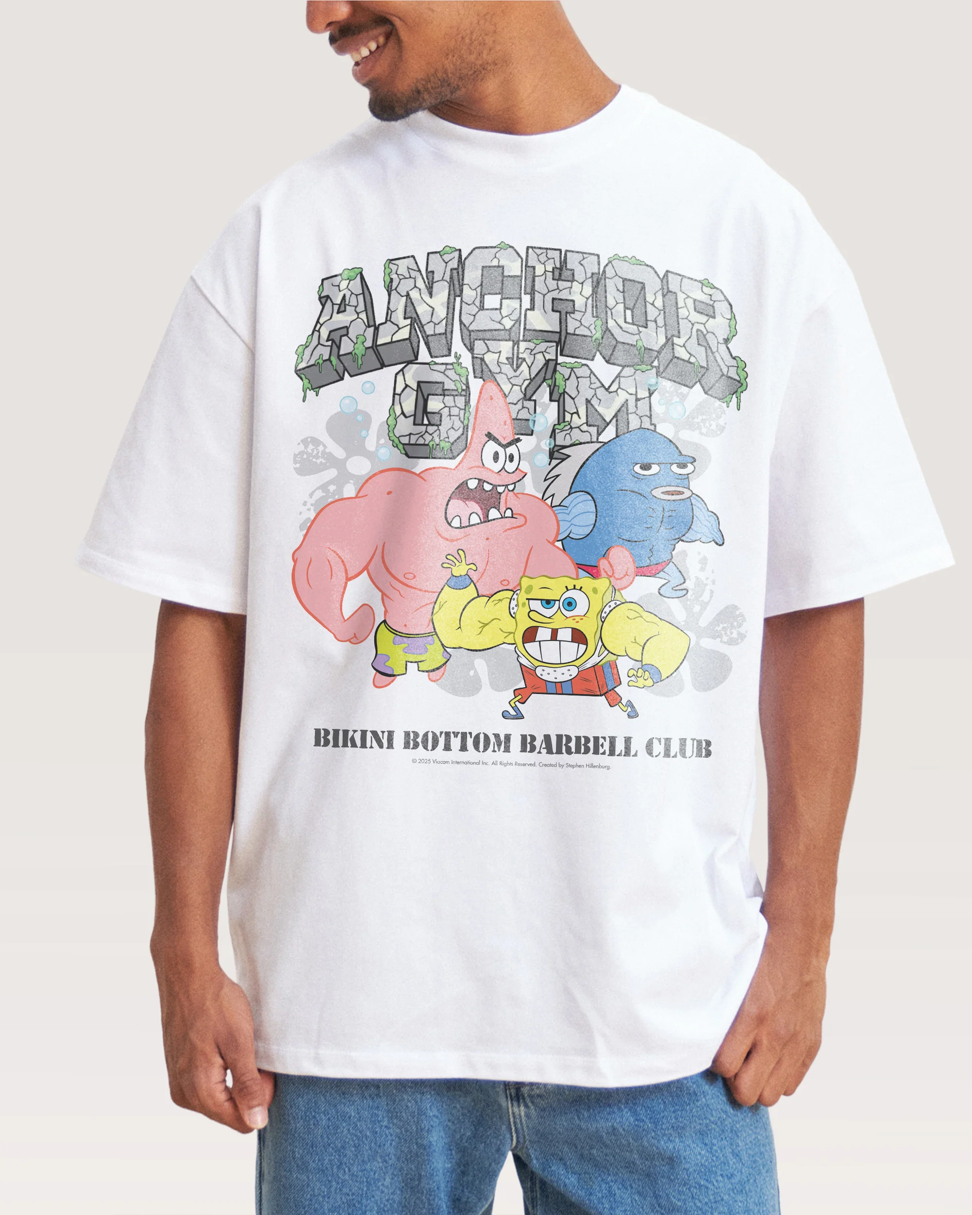 Spongebob Gym Oversized Tee