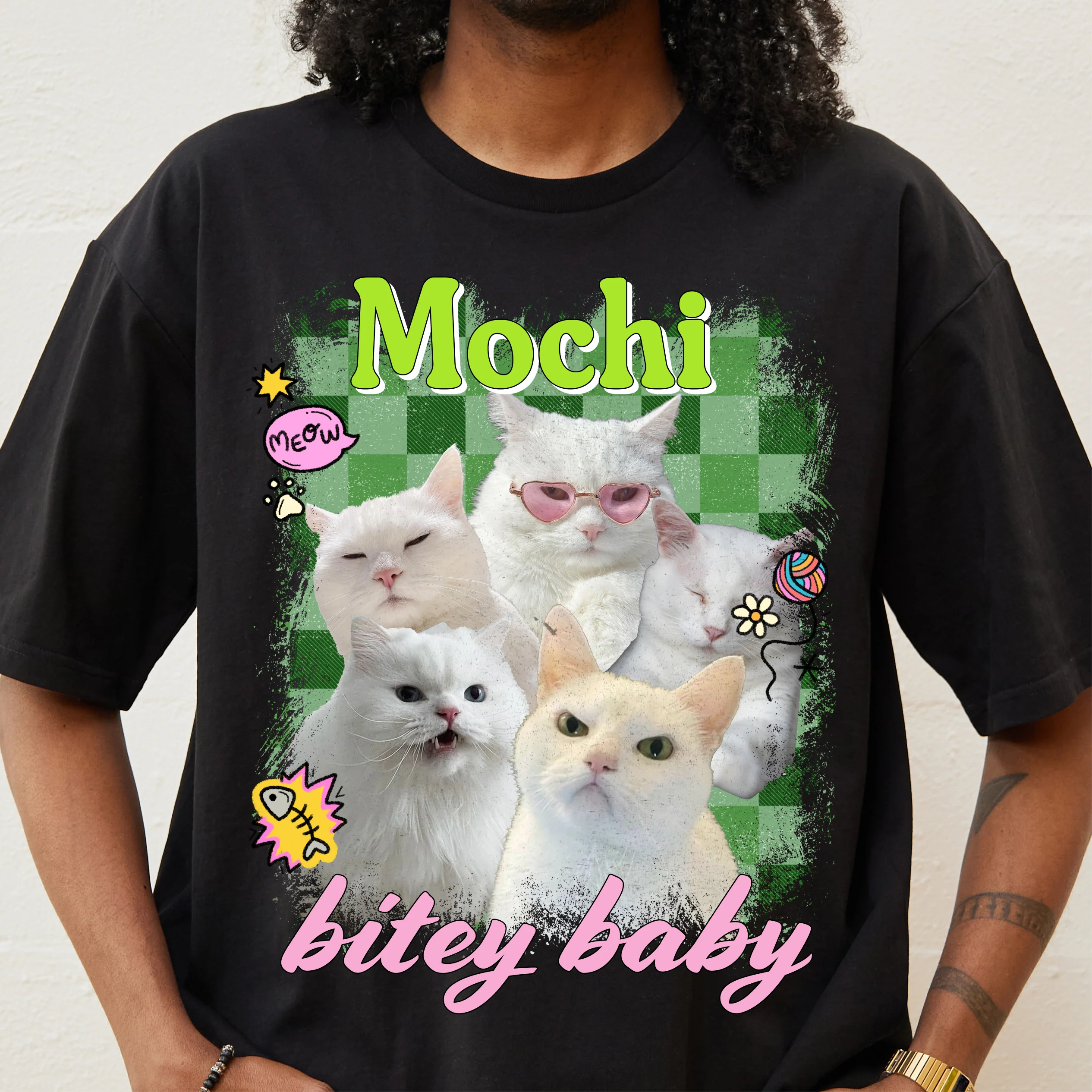 Create Your Own Custom Cat Bootleg Tee