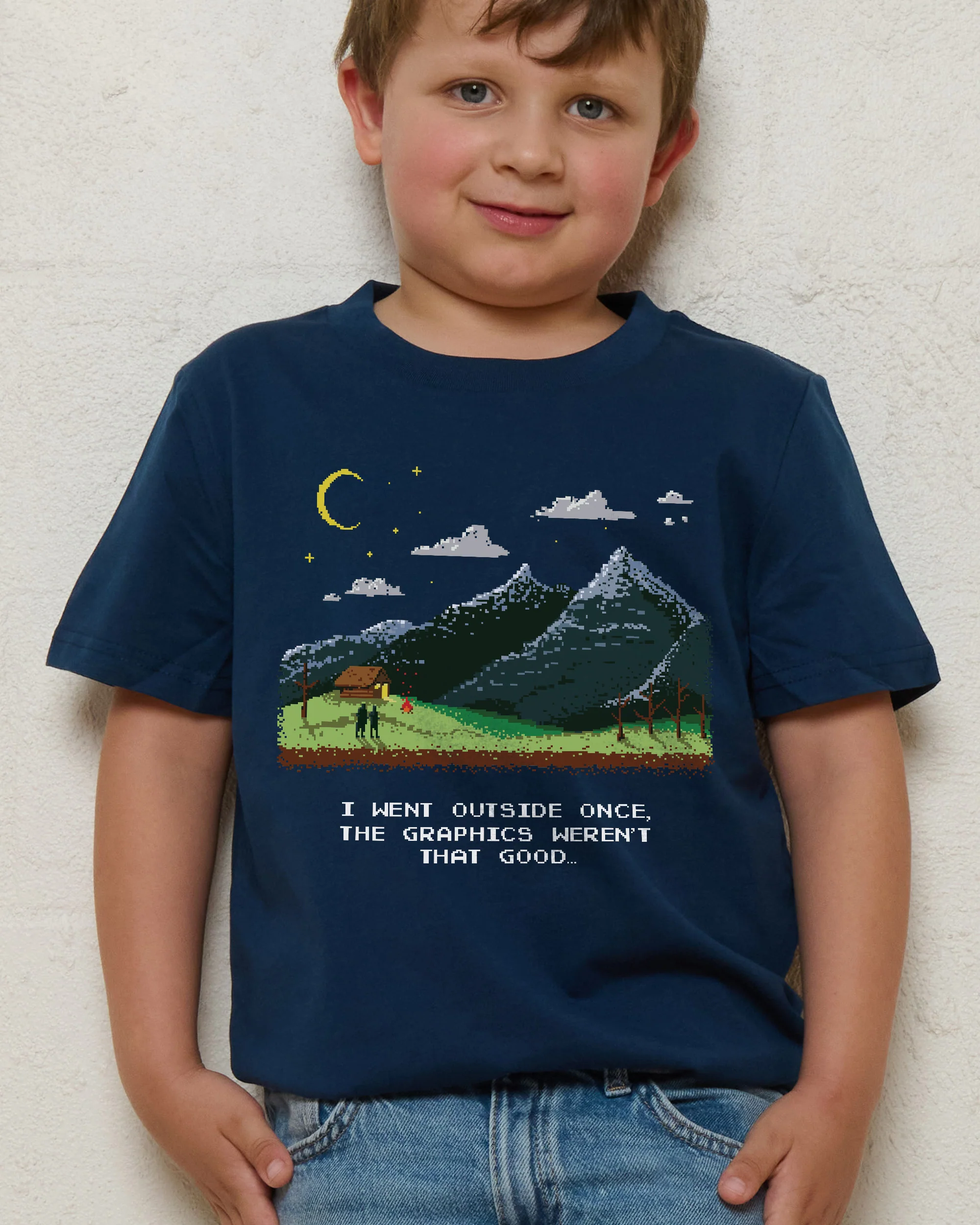 I Went Outside Once Kids T-Shirt