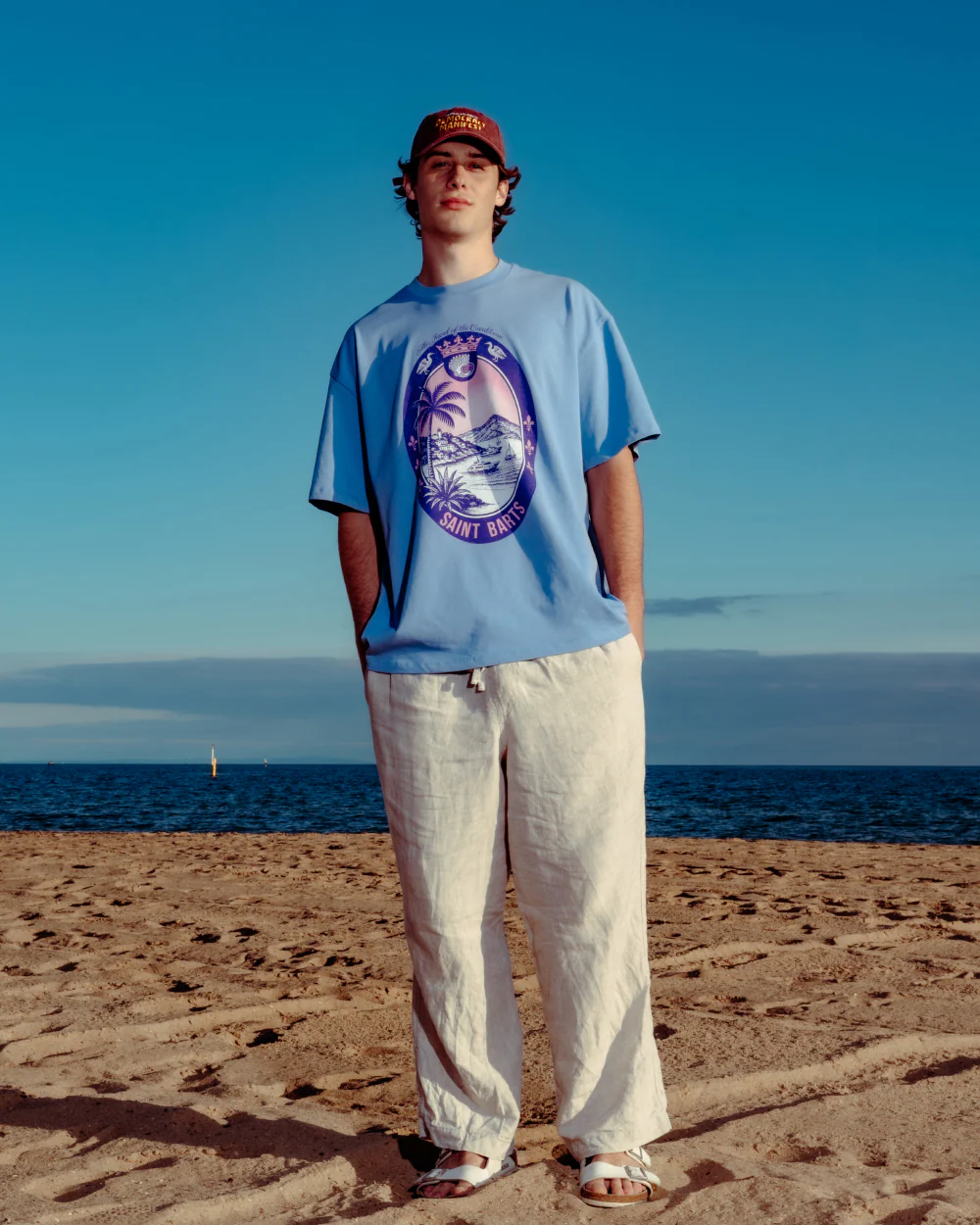 Saint Barts Scene Oversized Tee