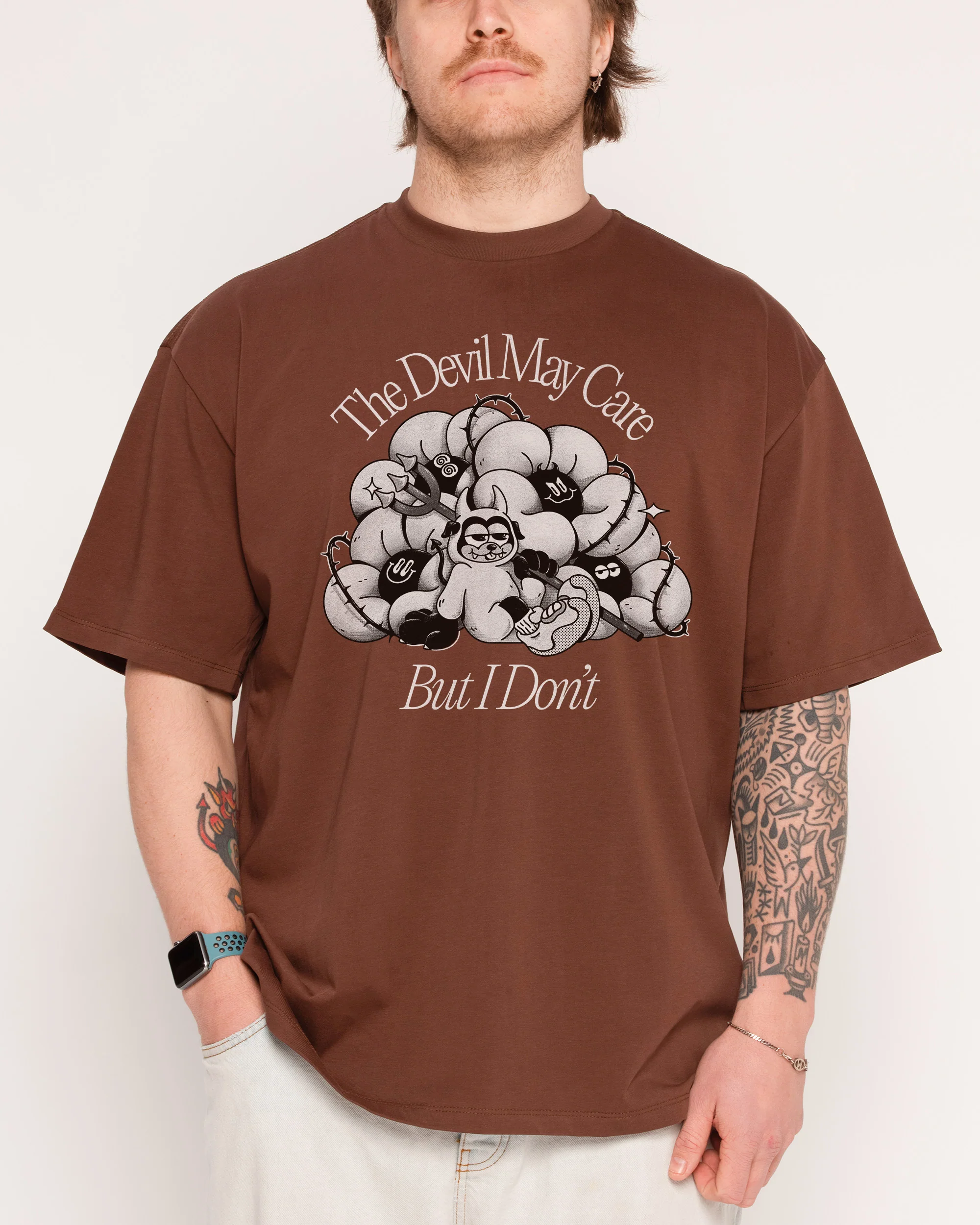Devil May Care Oversized Tee
