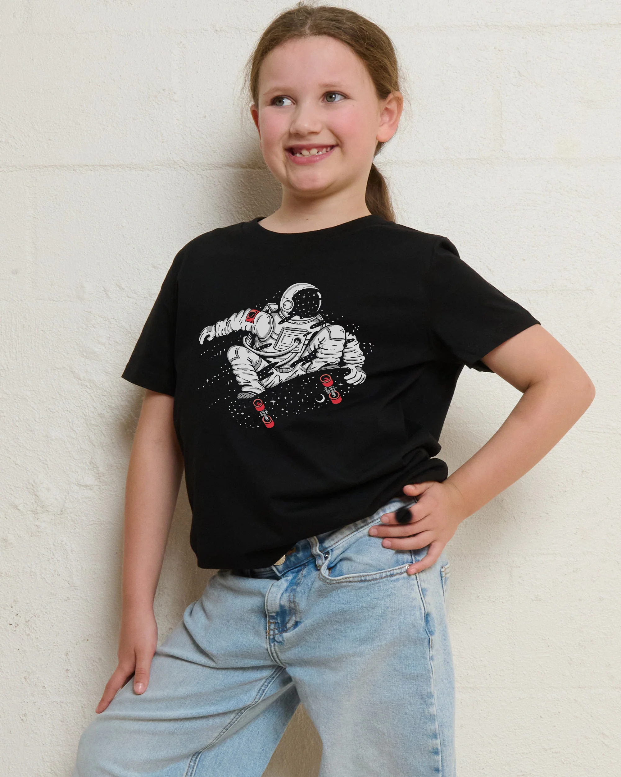 Space Boarding Kids T-Shirt