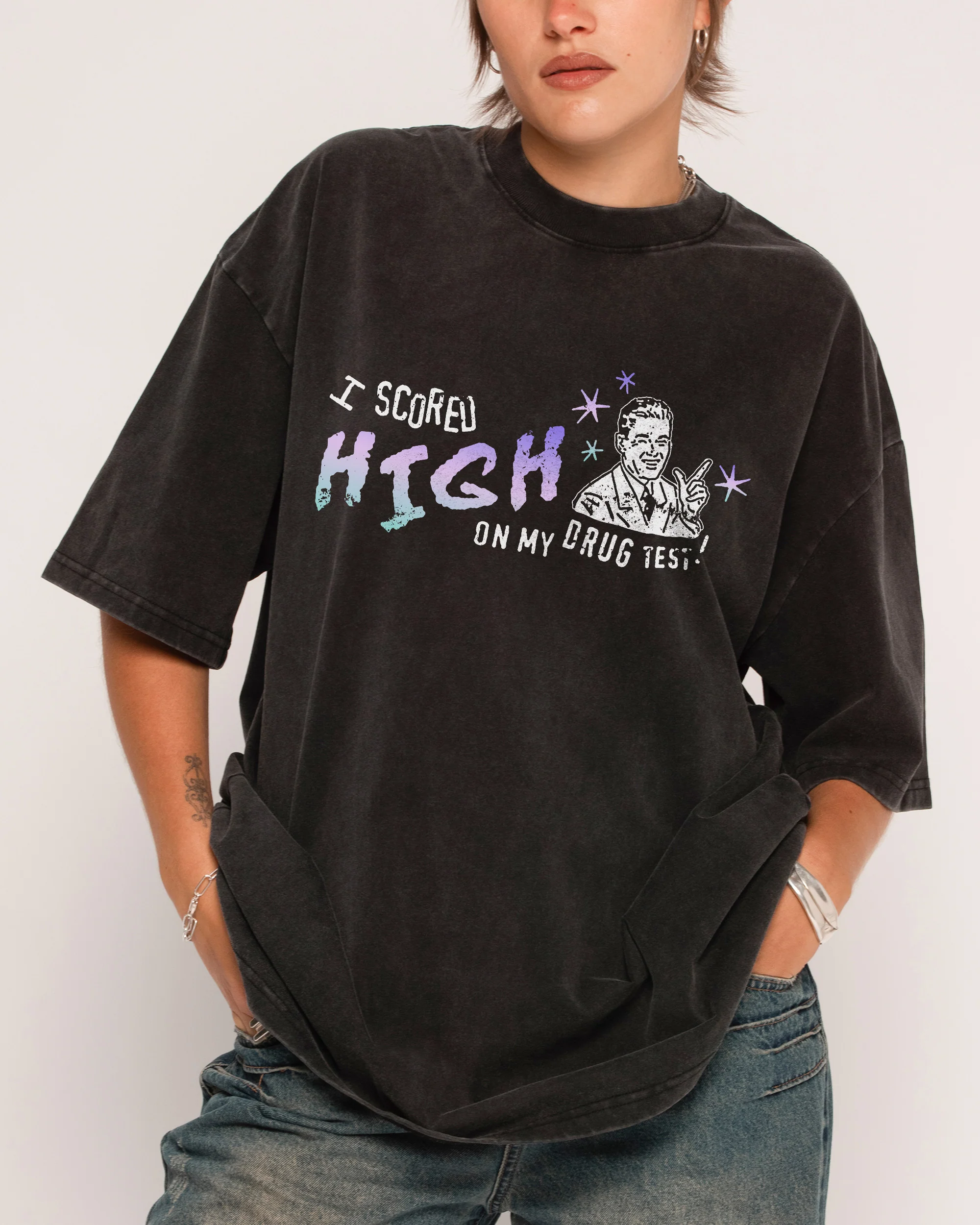 High Achiever Wash Tee
