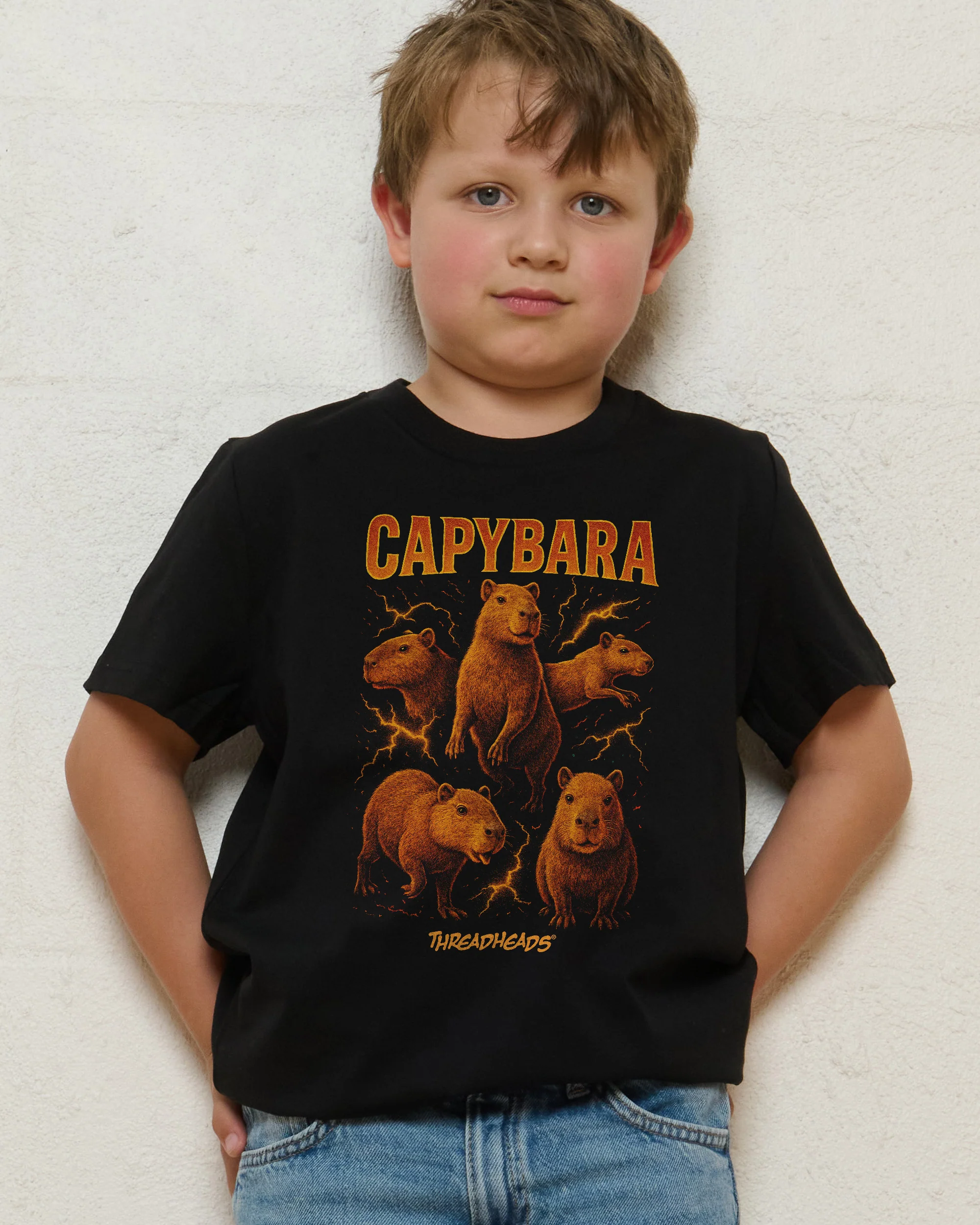 Capybara Collage Kids T-Shirt