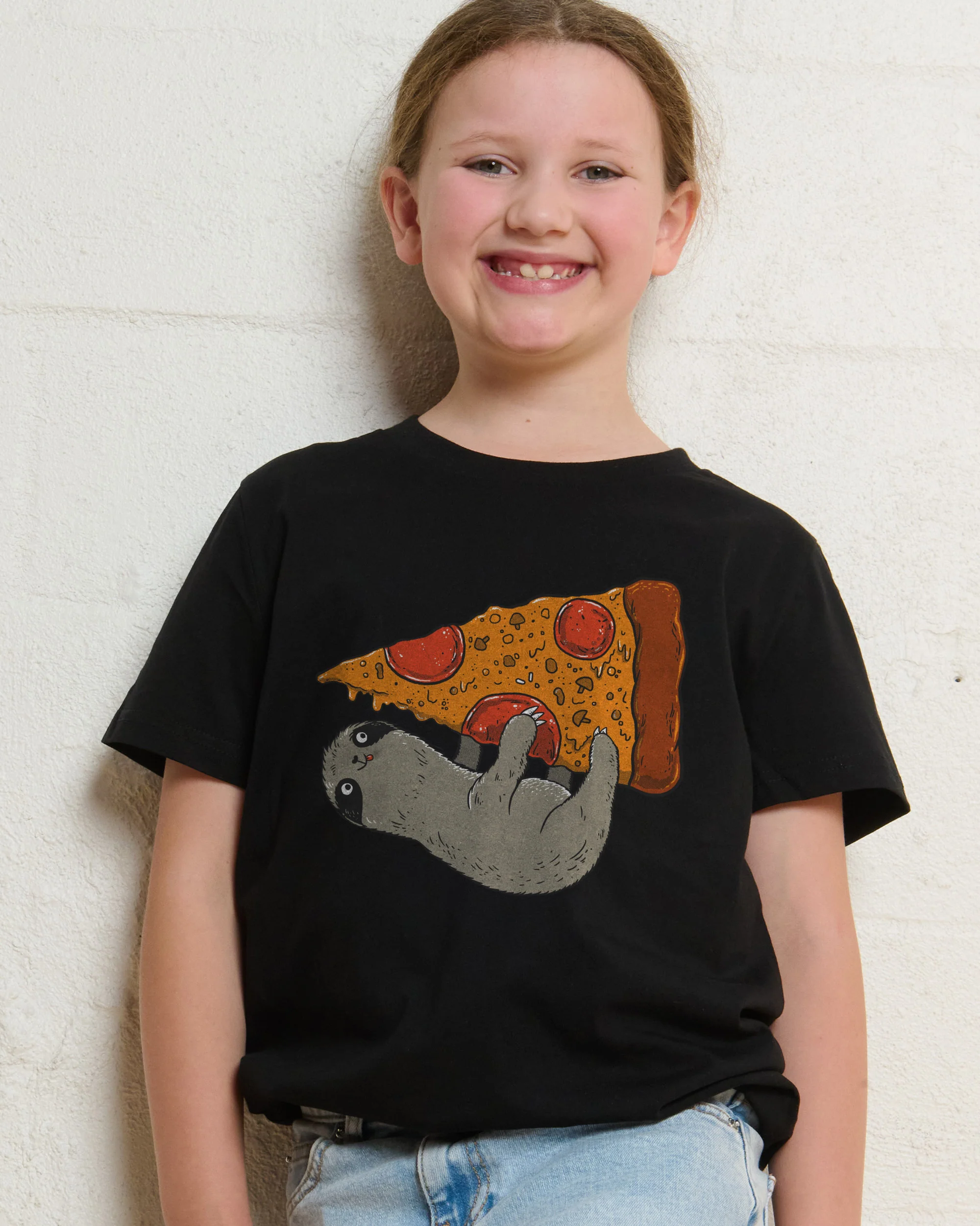 Pizza Sloth Kids T-Shirt