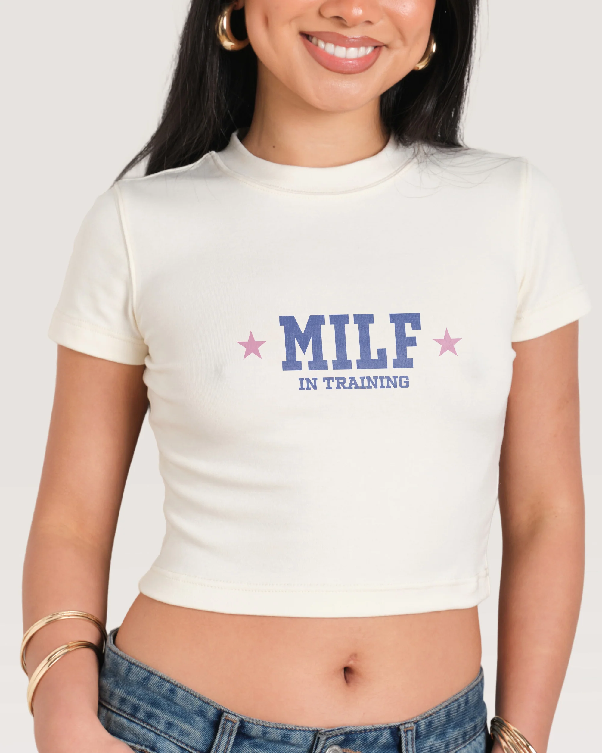Milf in Training Baby Tee