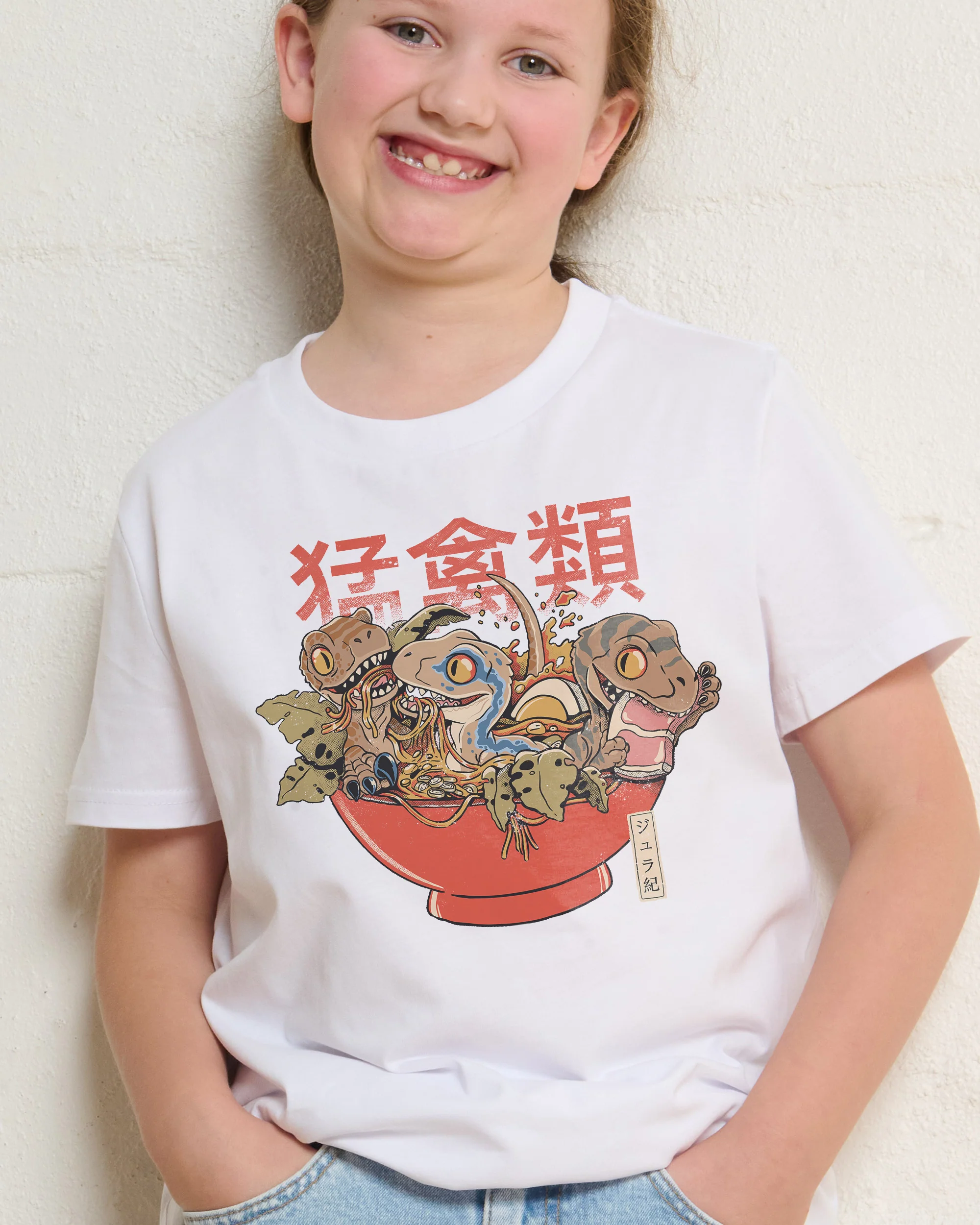 Ramen Raptors Kids T-Shirt