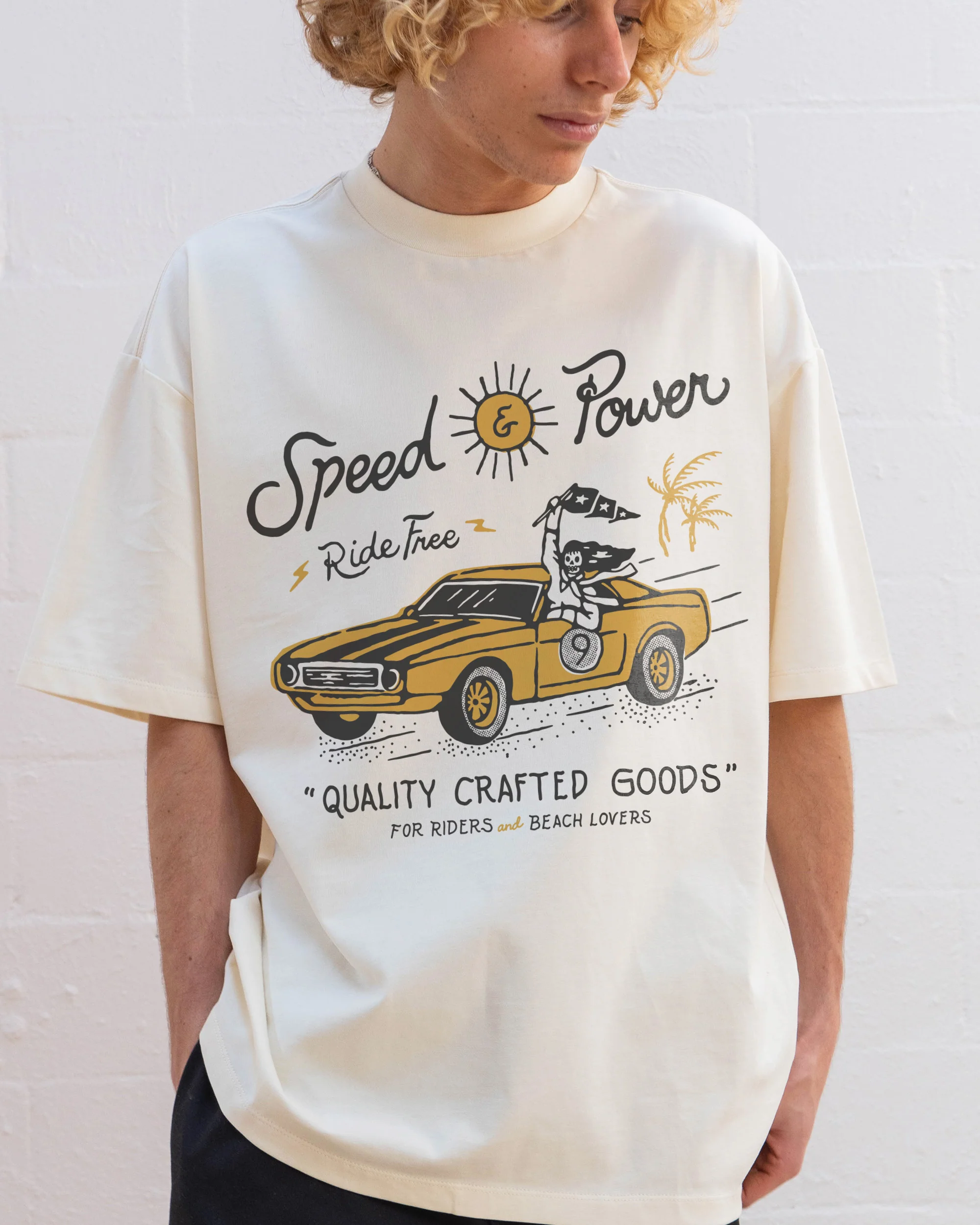 Speed & Power Oversized Tee