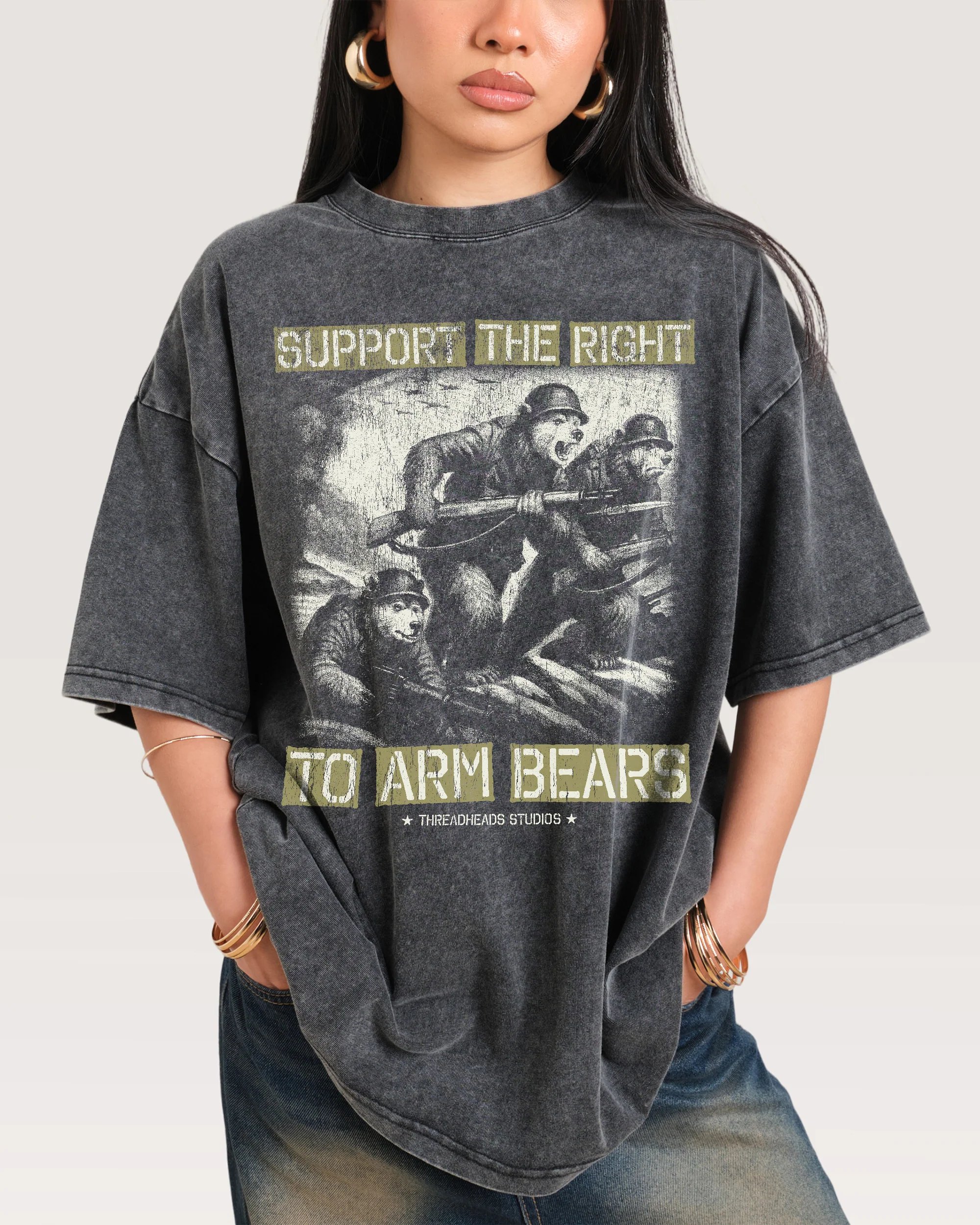 Arm Bears Wash Tee