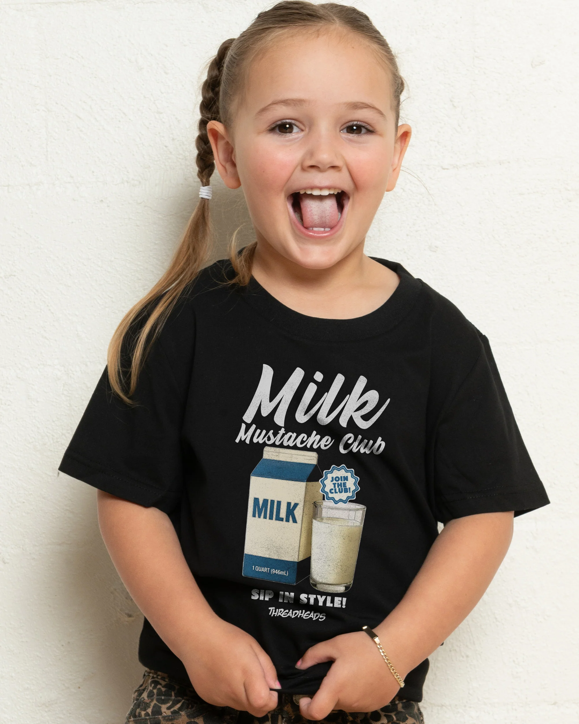 Milk Mustache Club Kids T-Shirt