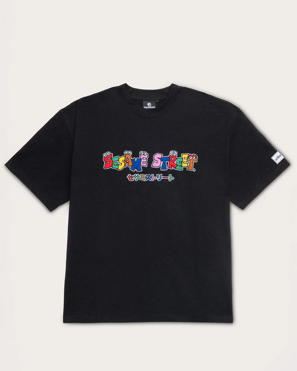 Tokyo Bin Party Black Oversized Tee