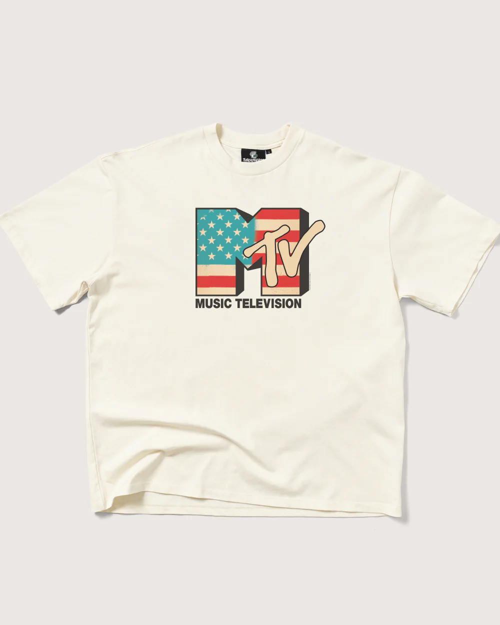 USA MTV Logo Oversized Tee