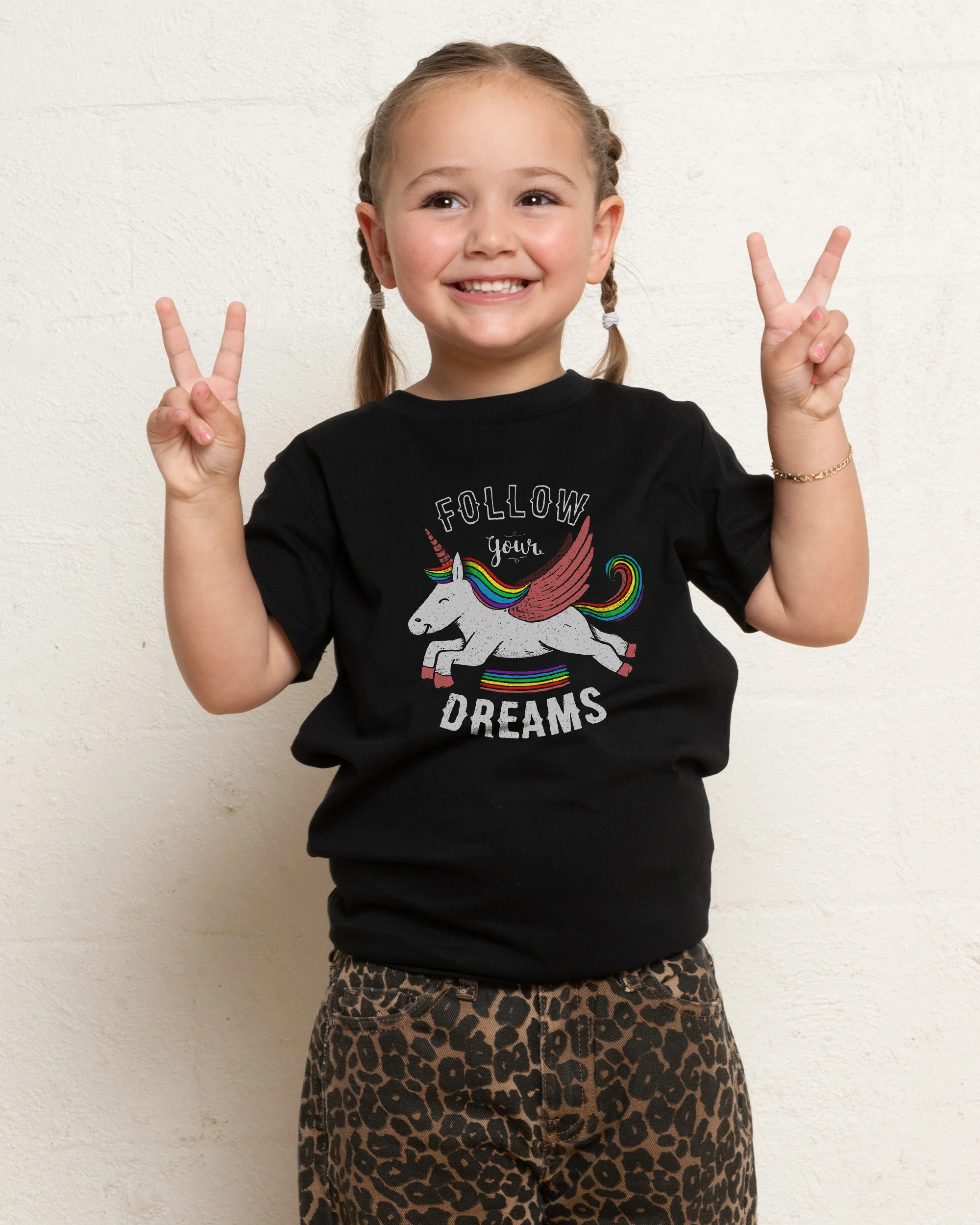 Follow Your Dreams Unicorn Kids T-Shirt