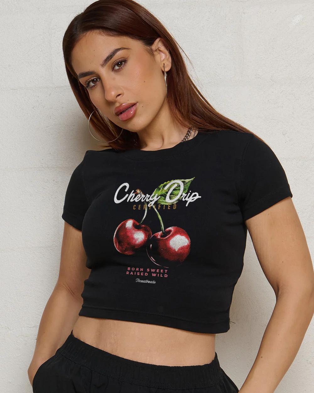 Cherry Drip Baby Tee