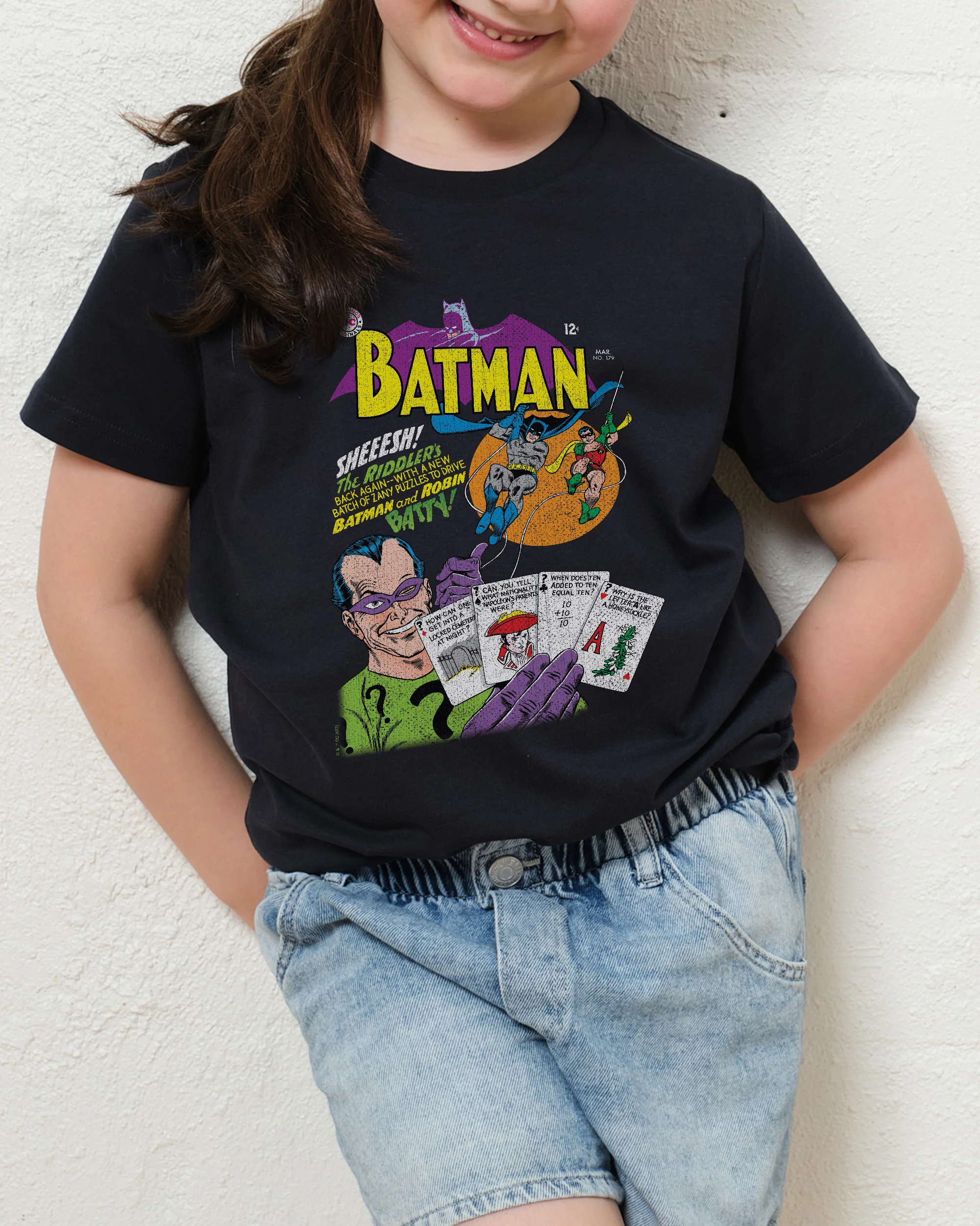The Riddler's Back Again Kids T-Shirt