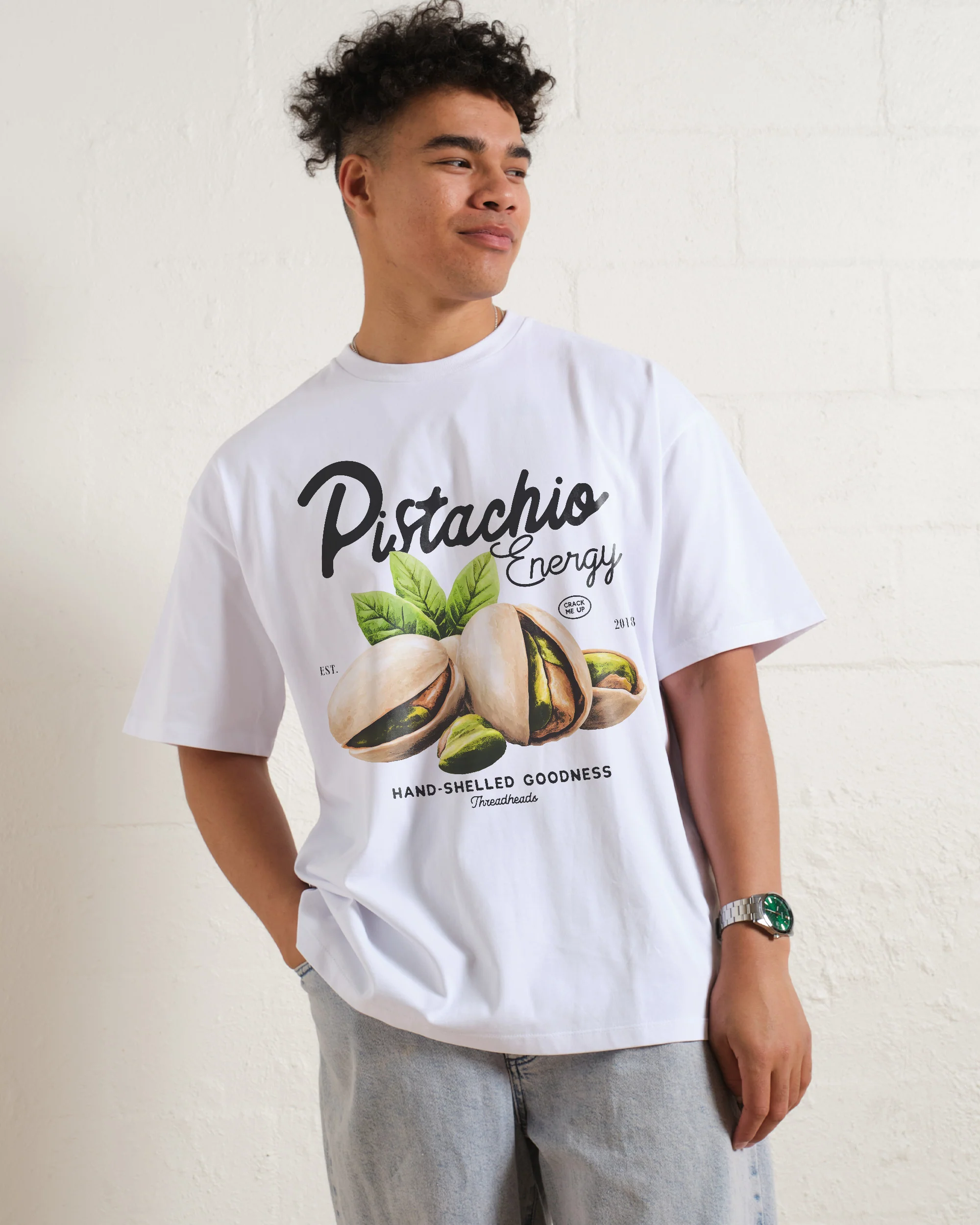 Pistachio Energy Oversized Tee
