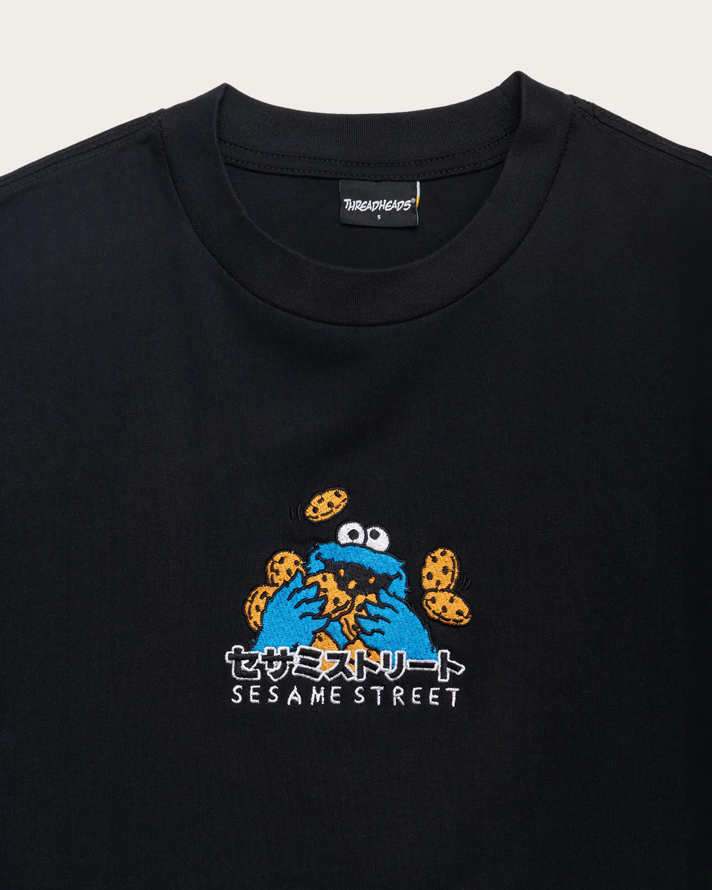Cookie Monster Tokyo Oversized Embroidered Tee