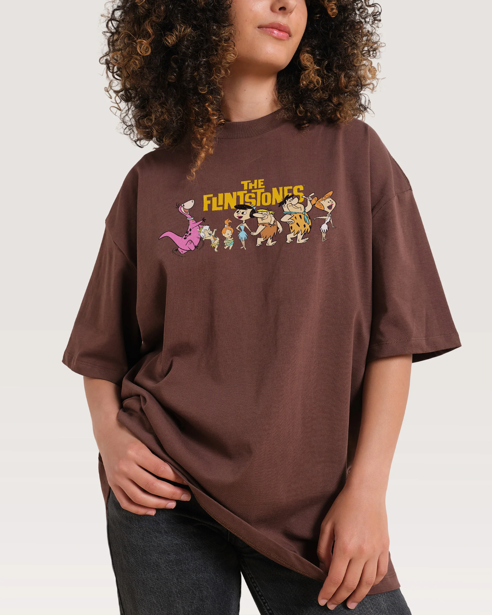 We're The Flintstones Oversized Tee