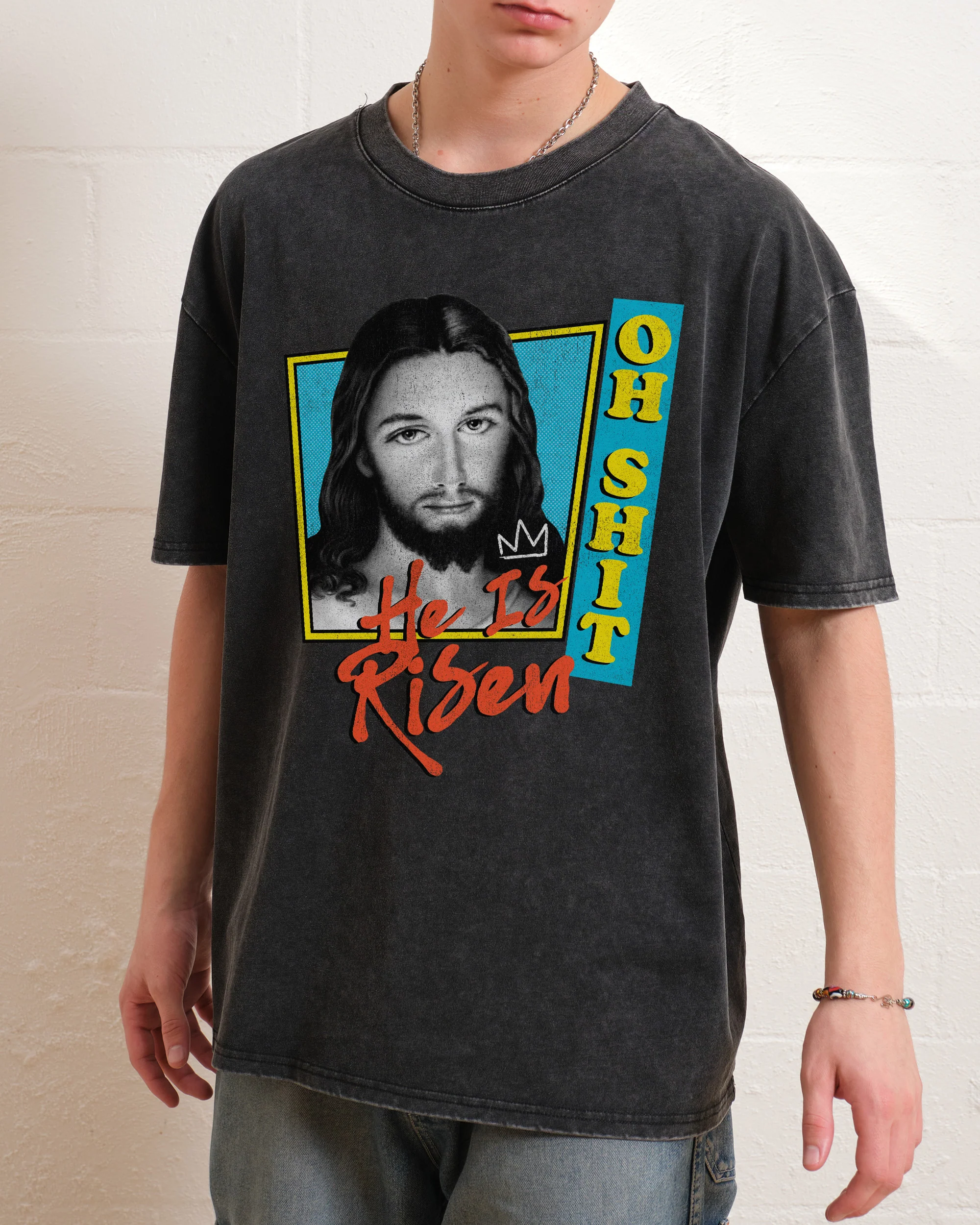 He is Risen Wash Tee