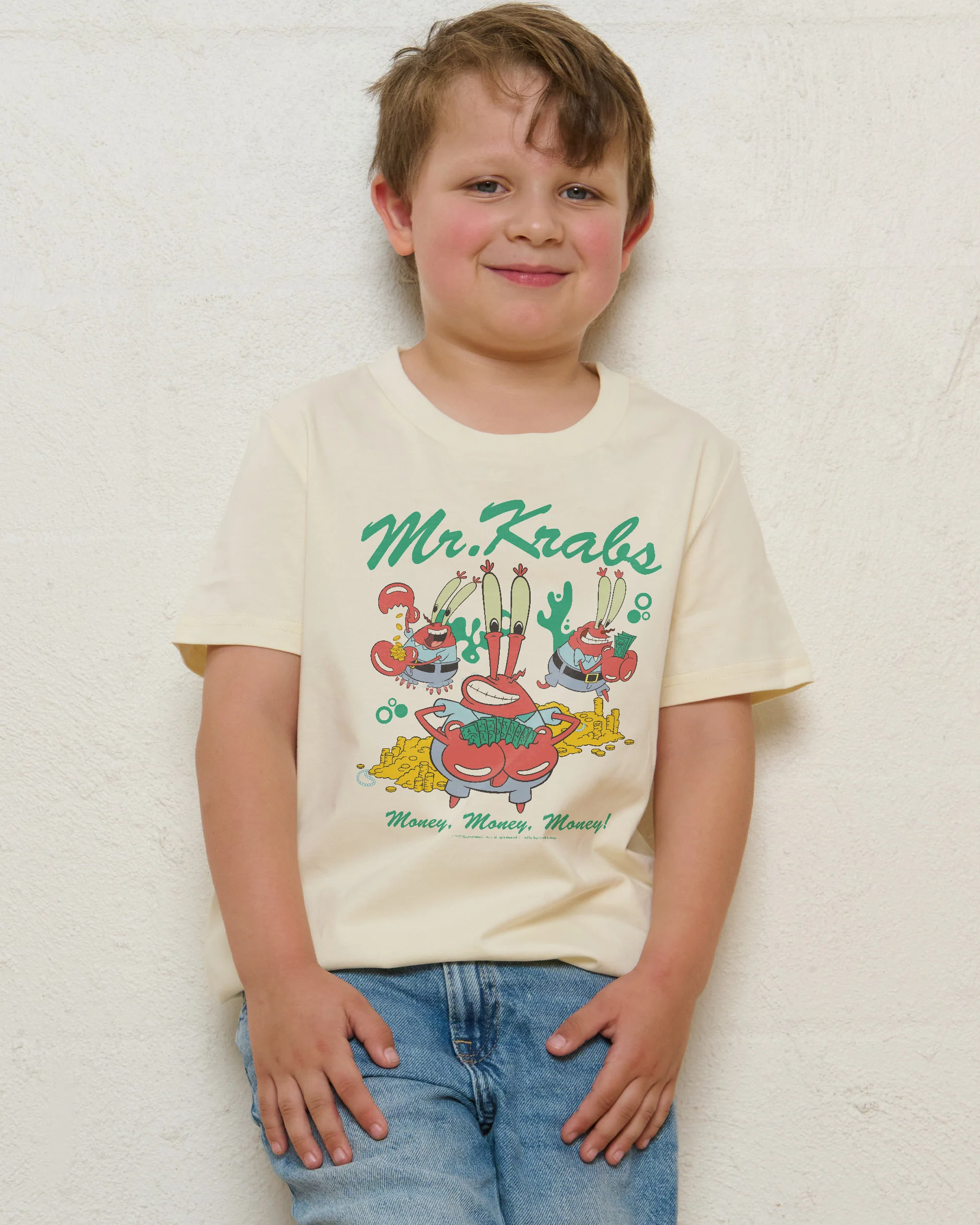 Money Man Krabs Kids T-Shirt